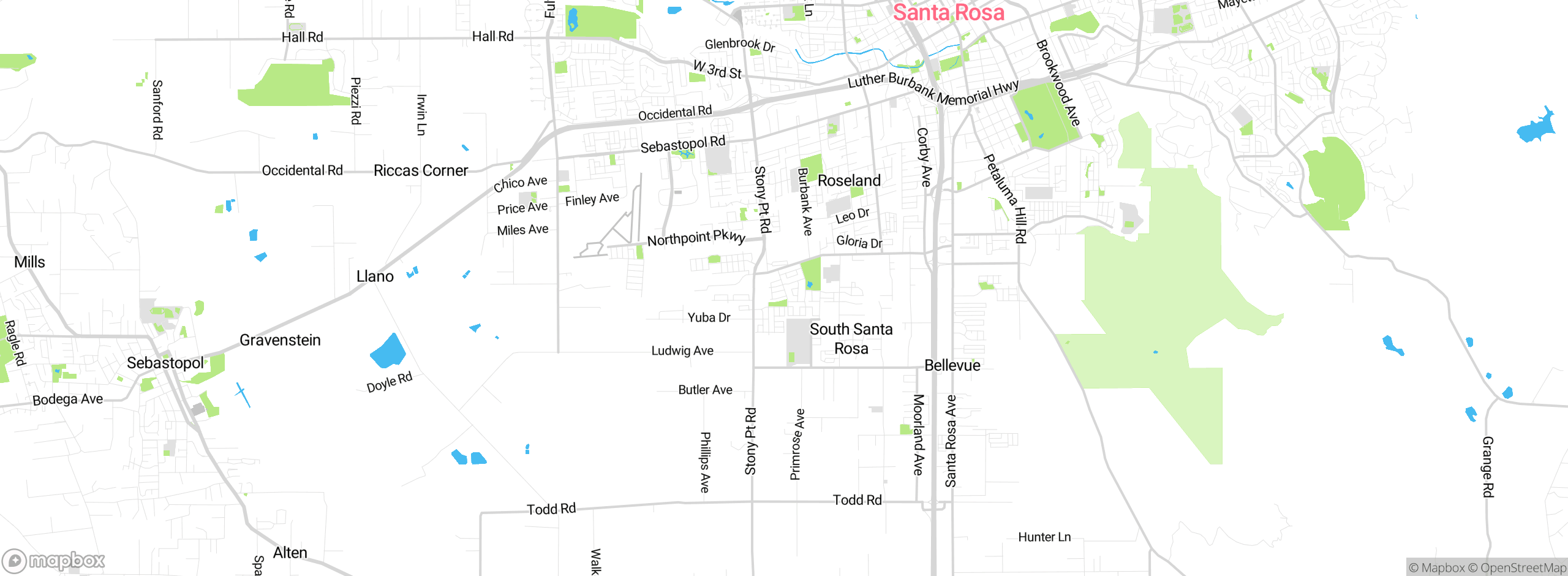 Map showing approximate location
