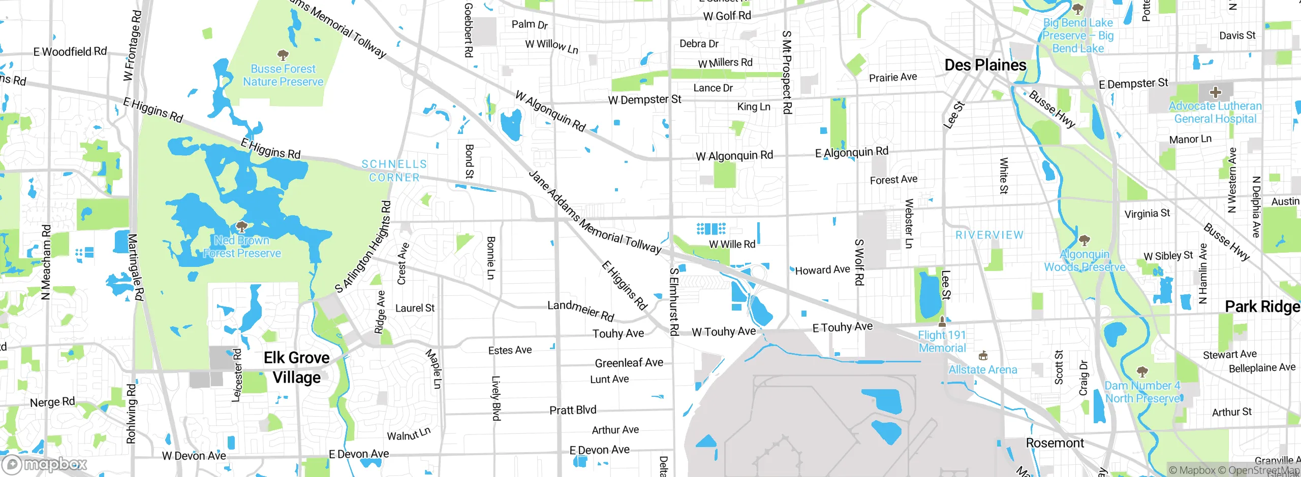 Map showing approximate location
