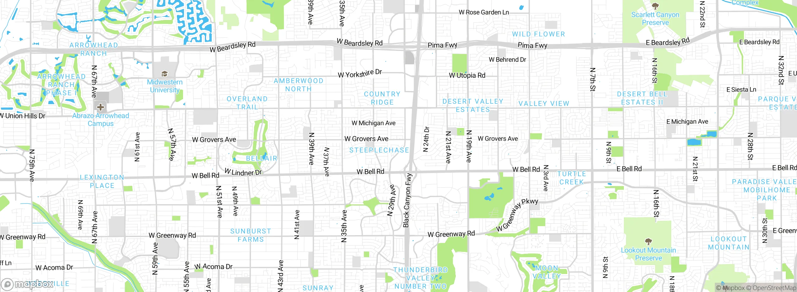 Map showing approximate location