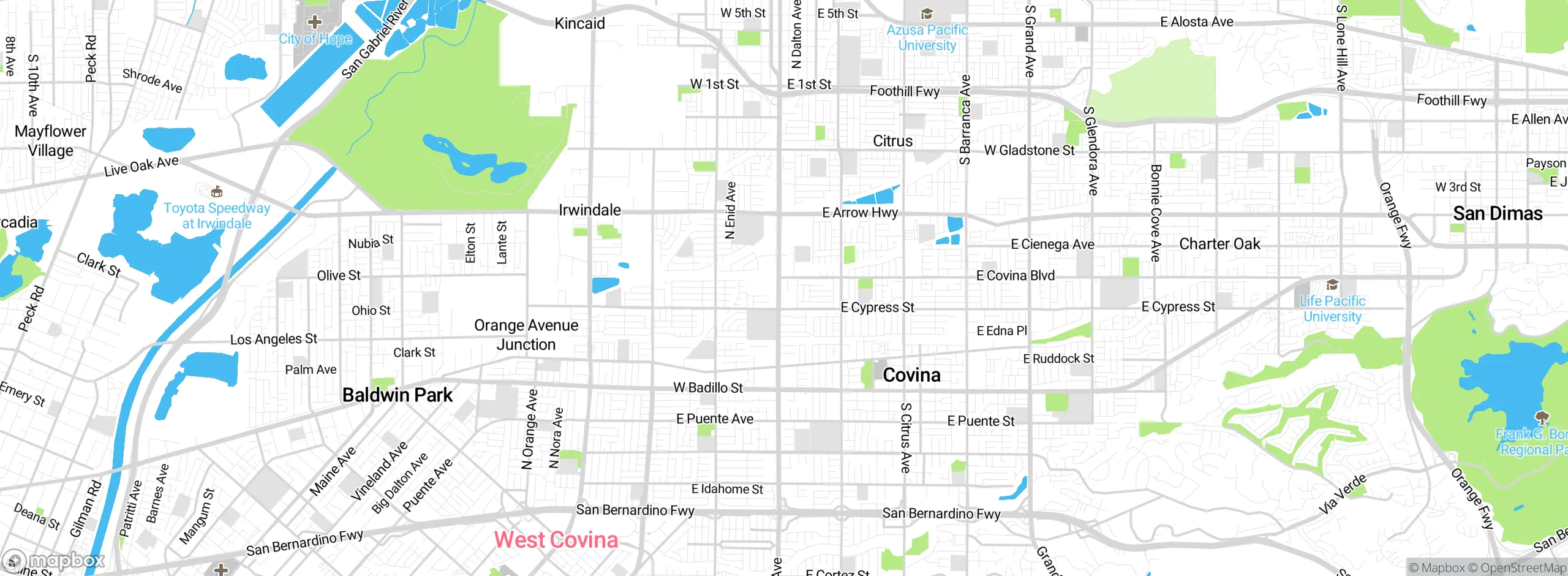 Map showing approximate location