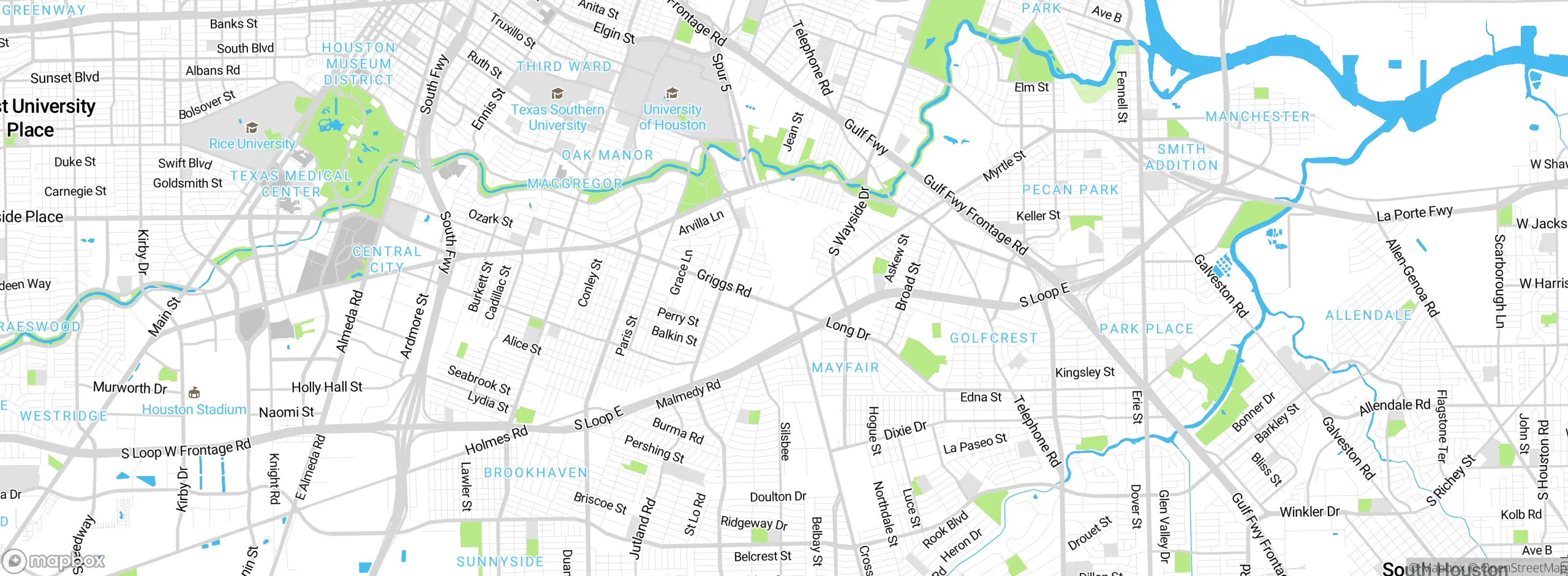 Map showing approximate location