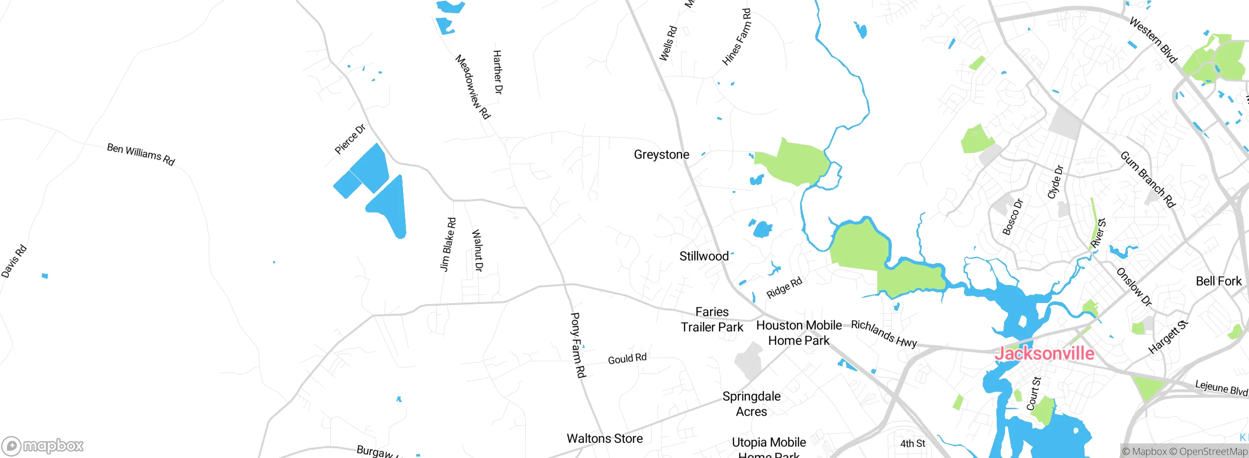 Map showing approximate location