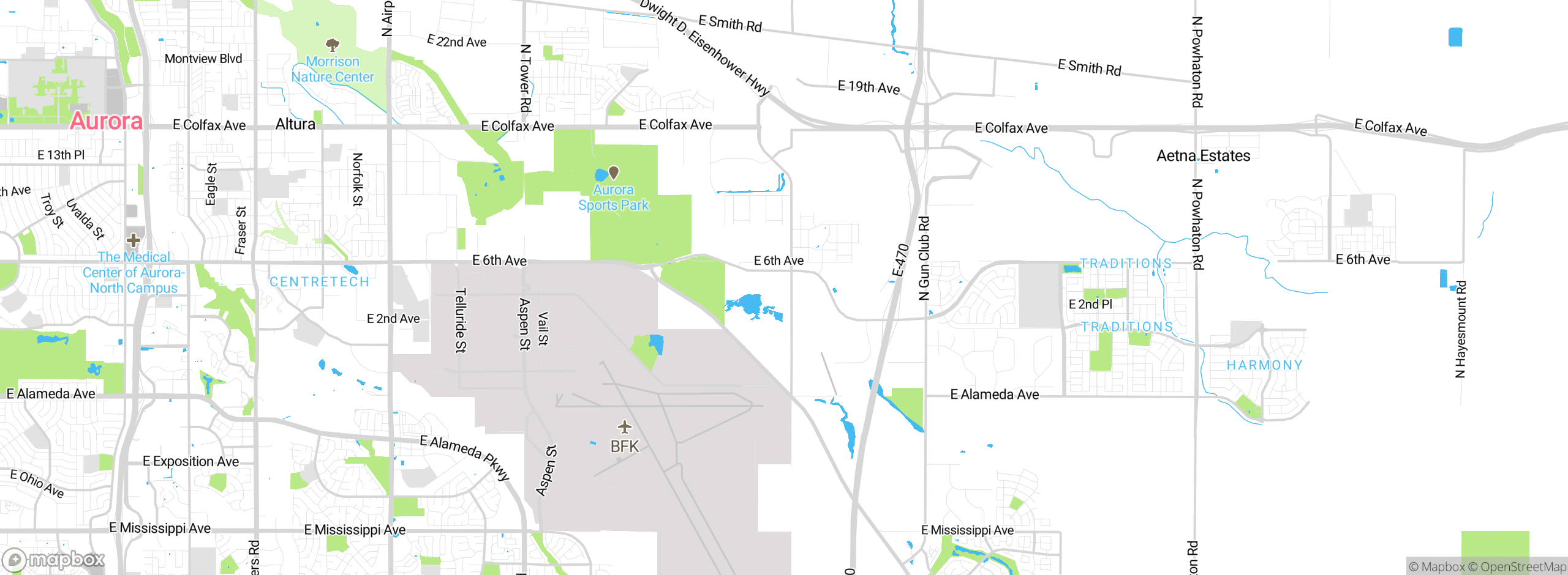 Map showing approximate location