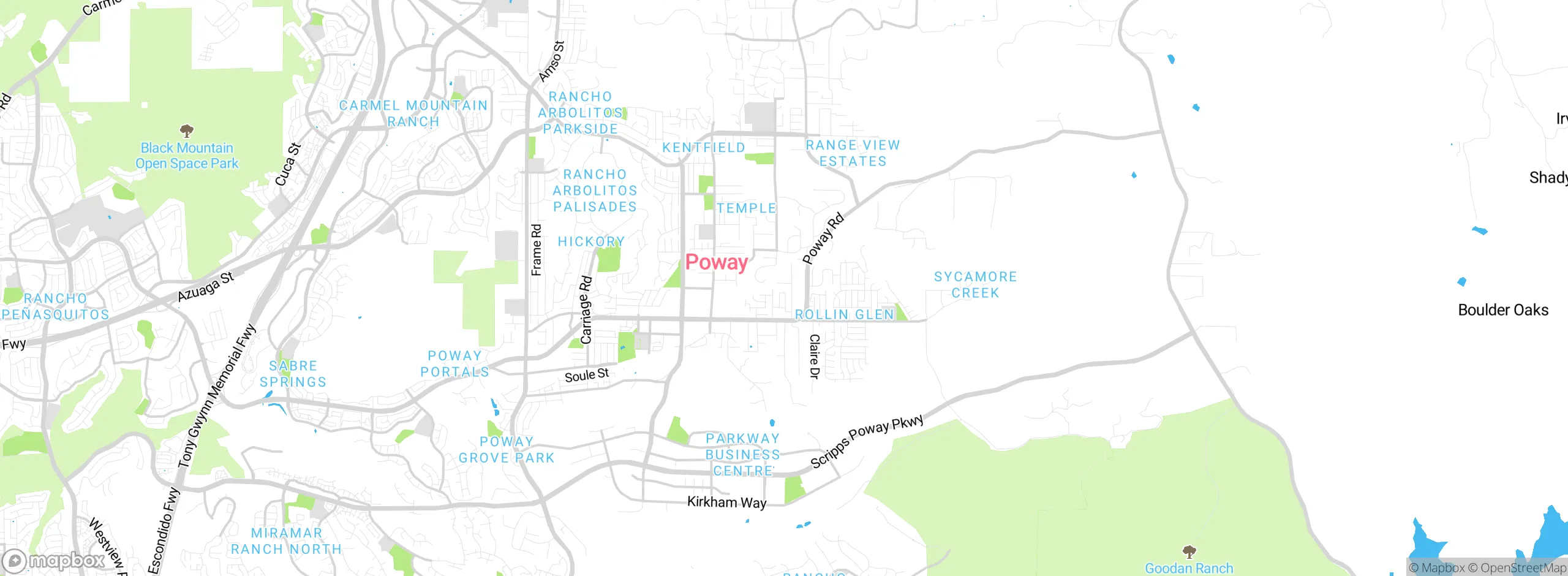 Map showing approximate location