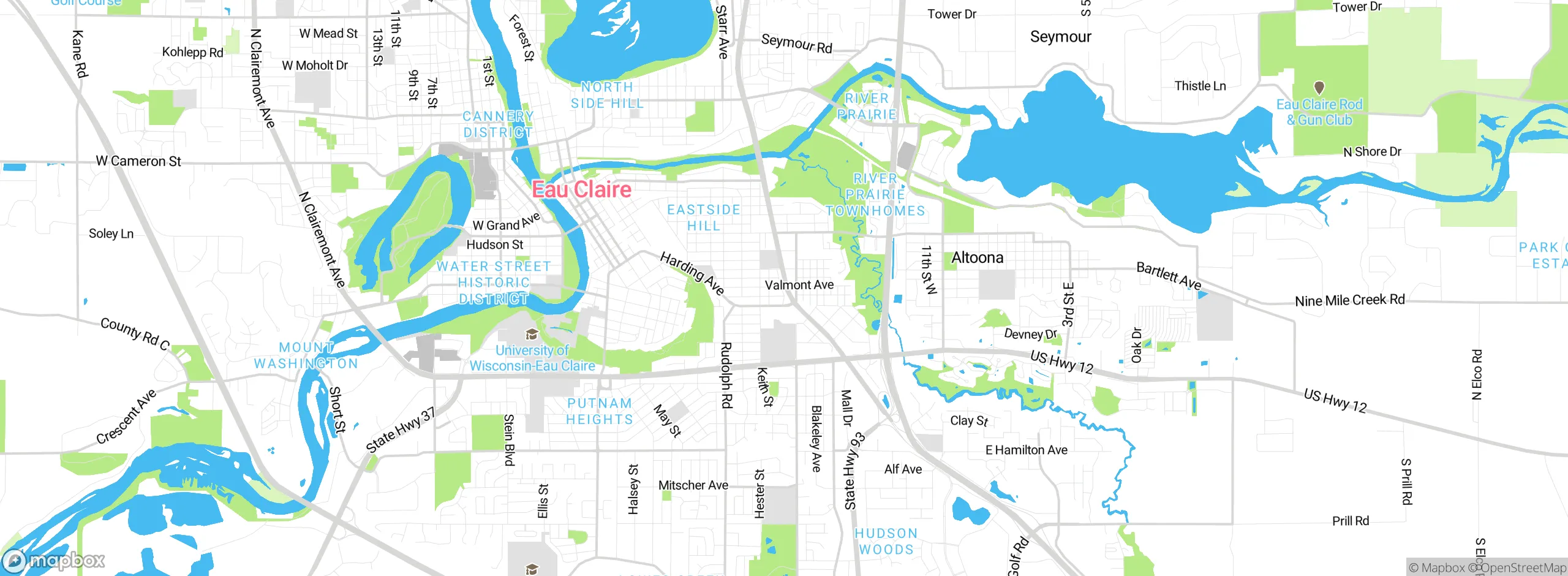 Map showing approximate location