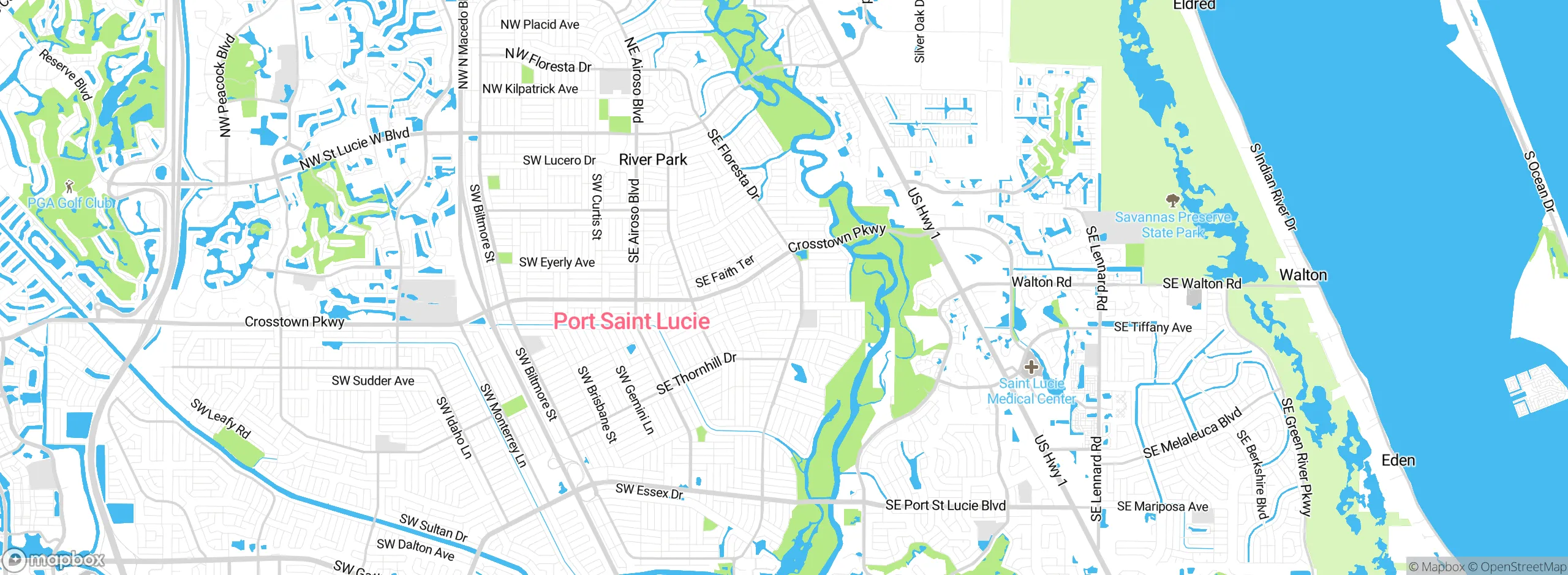 Map showing approximate location