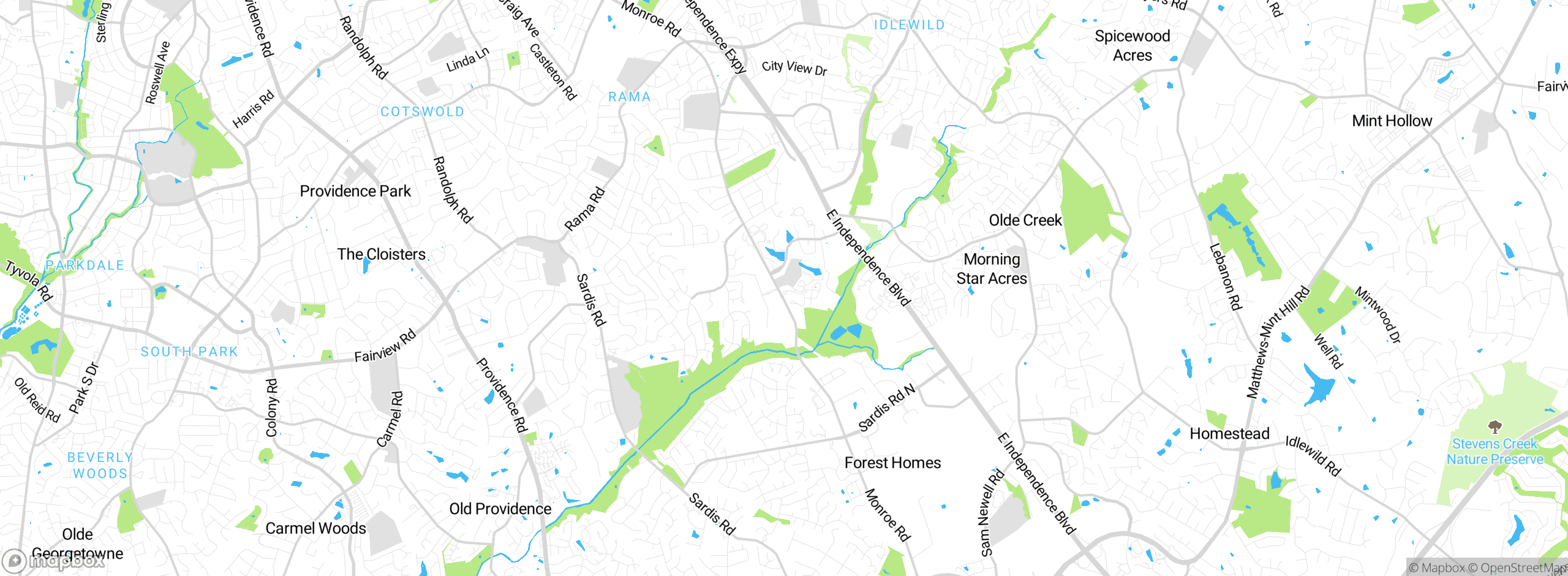 Map showing approximate location