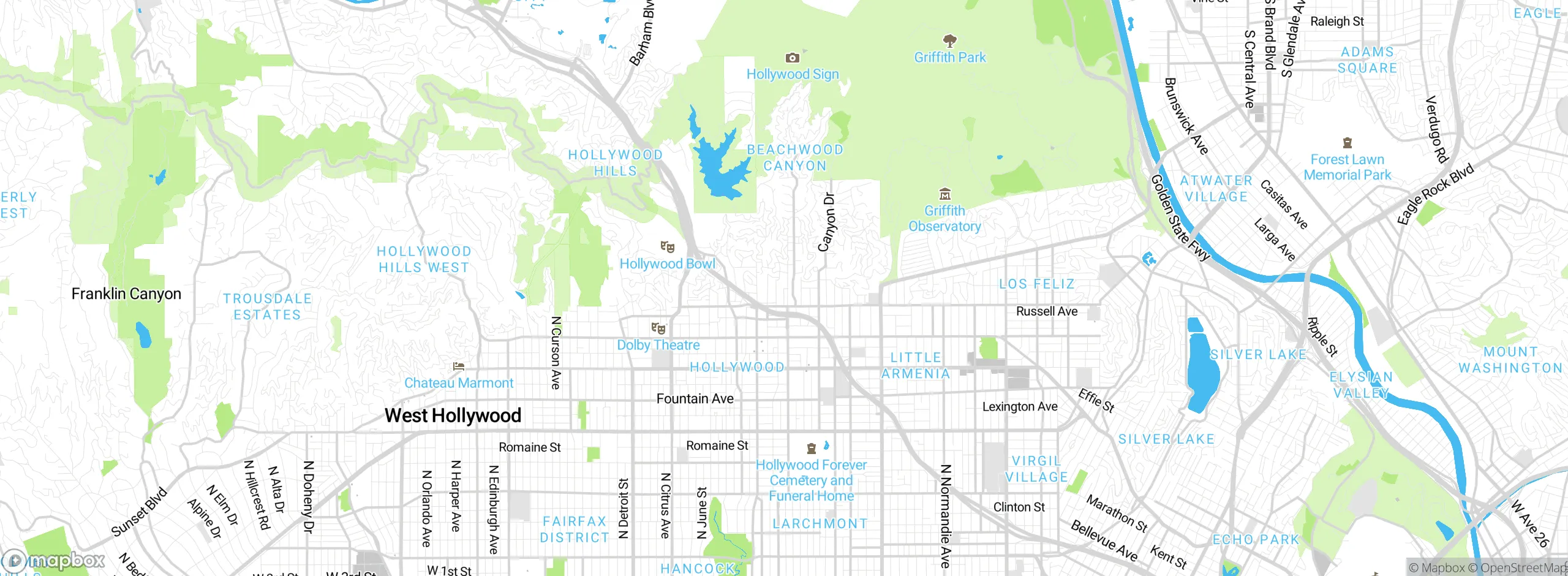 Map showing approximate location