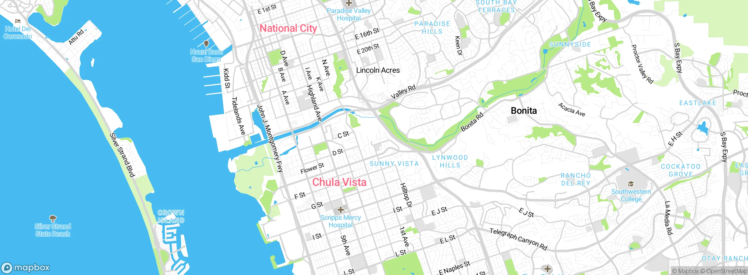 Map showing approximate location