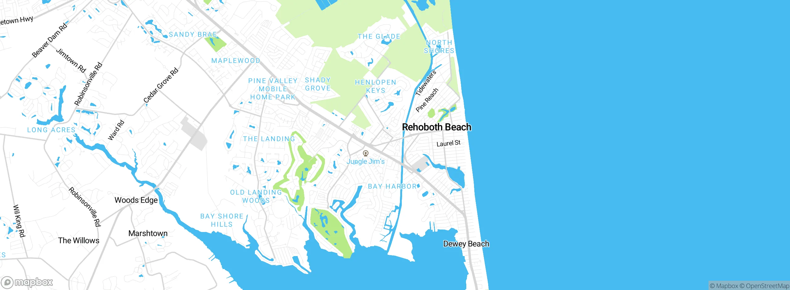 Map showing approximate location
