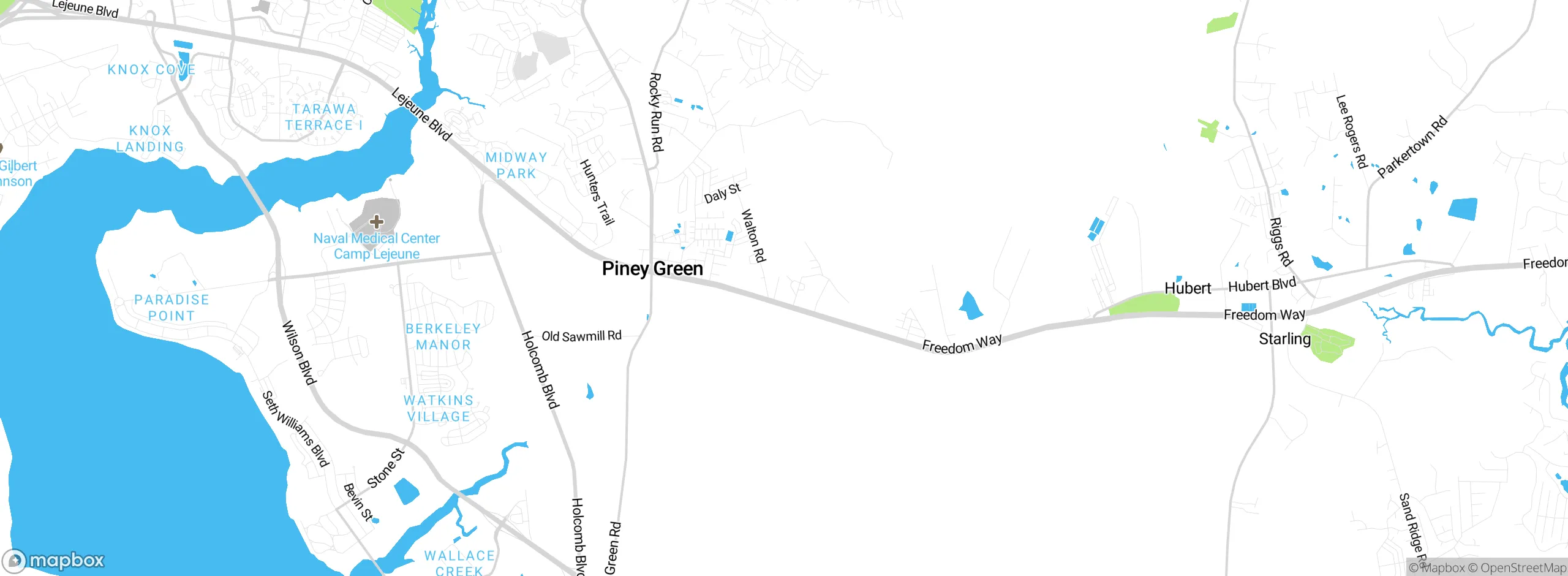Map showing approximate location