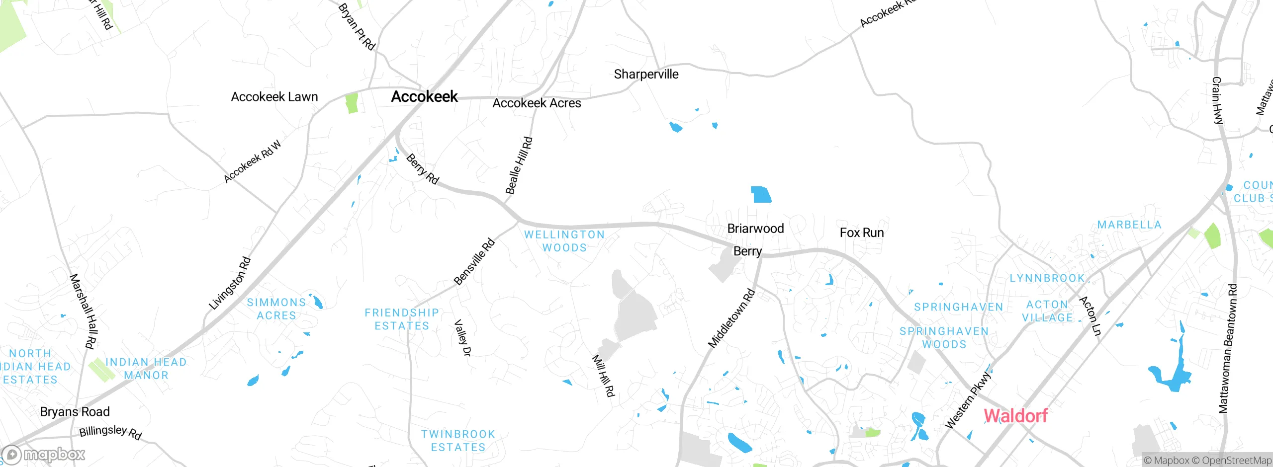 Map showing approximate location