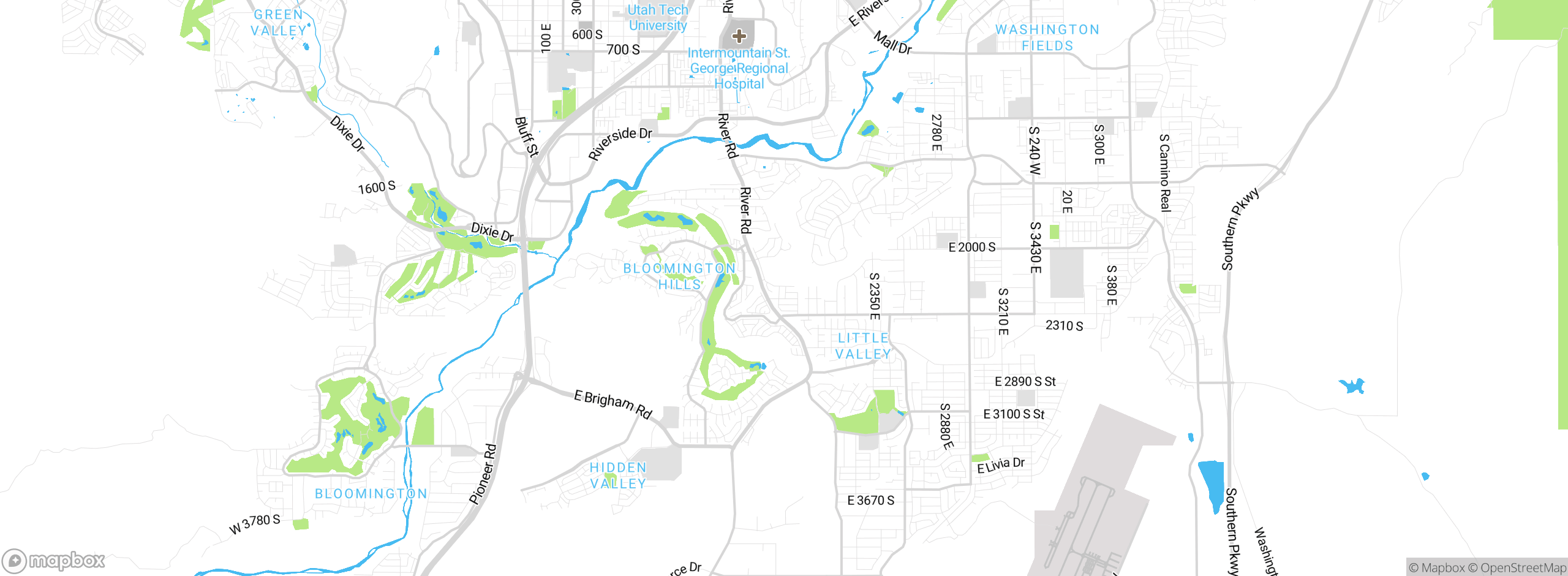 Map showing approximate location