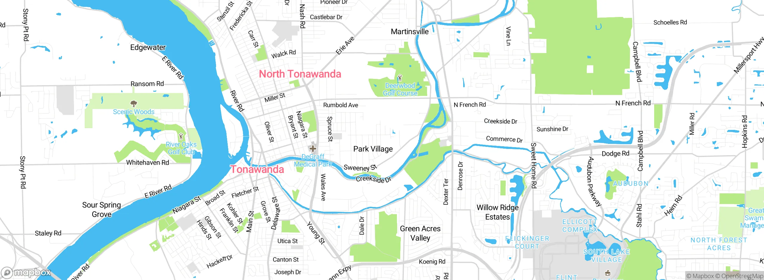 Map showing approximate location