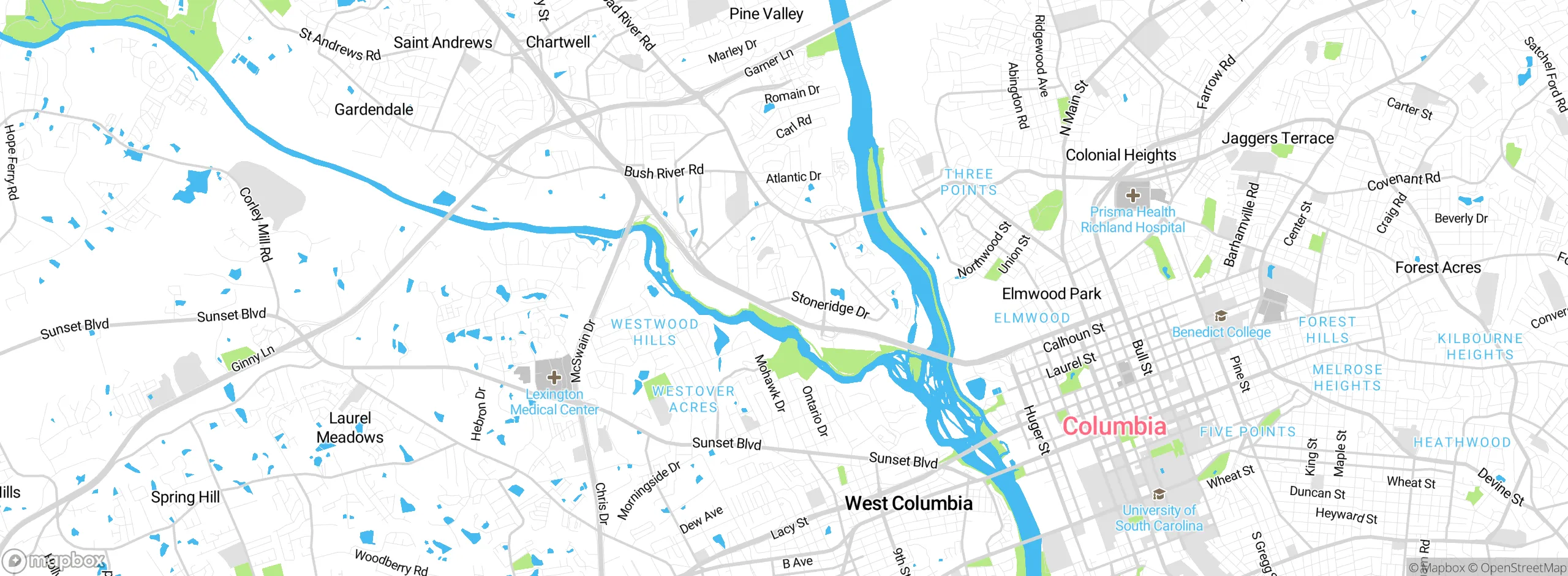 Map showing approximate location