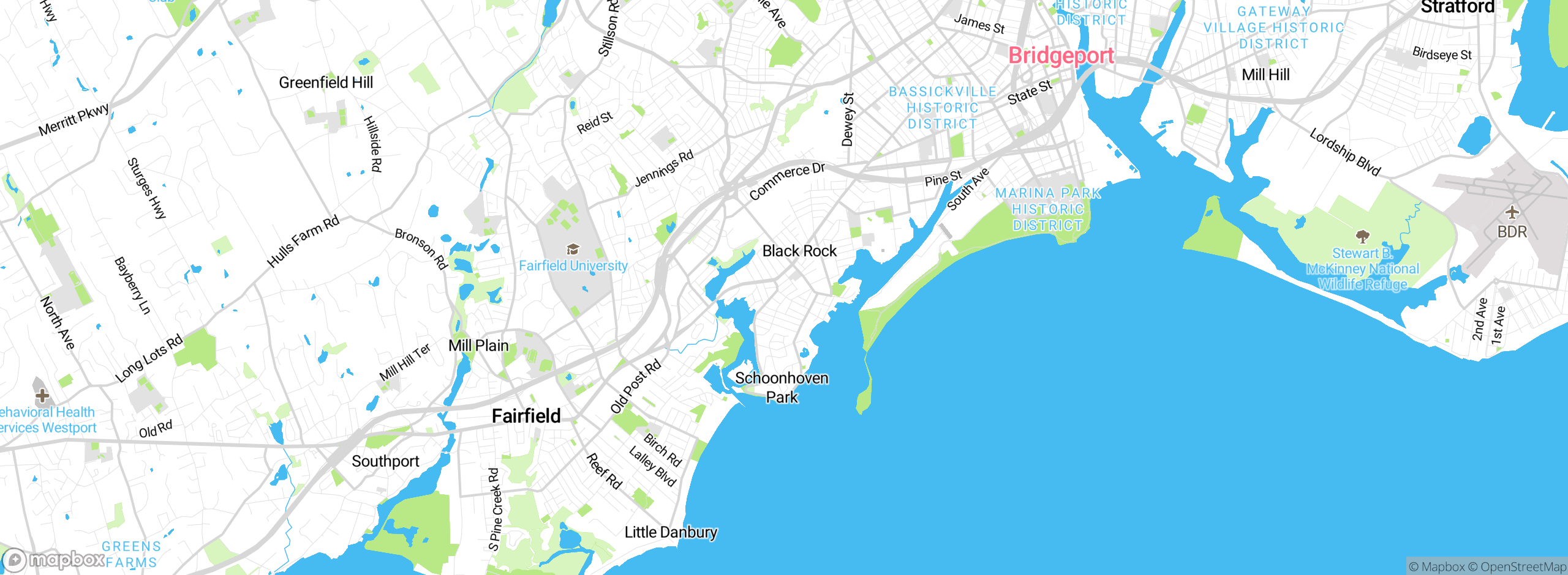 Map showing approximate location