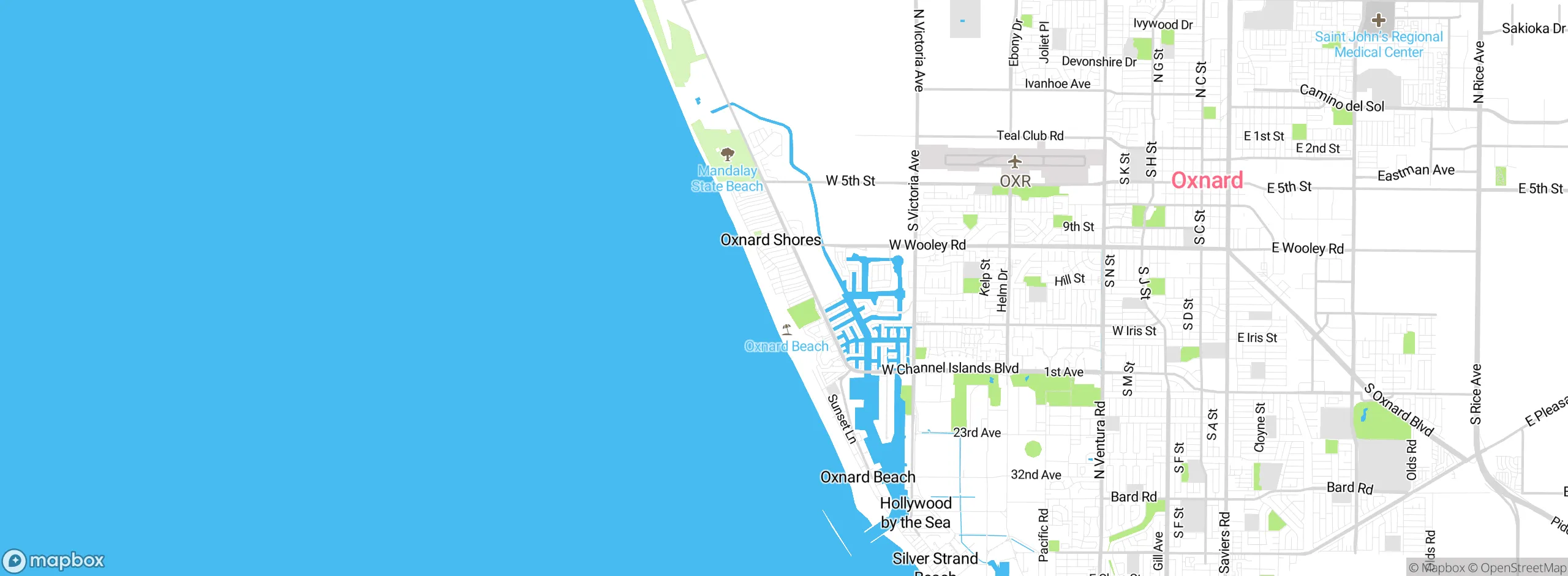Map showing approximate location