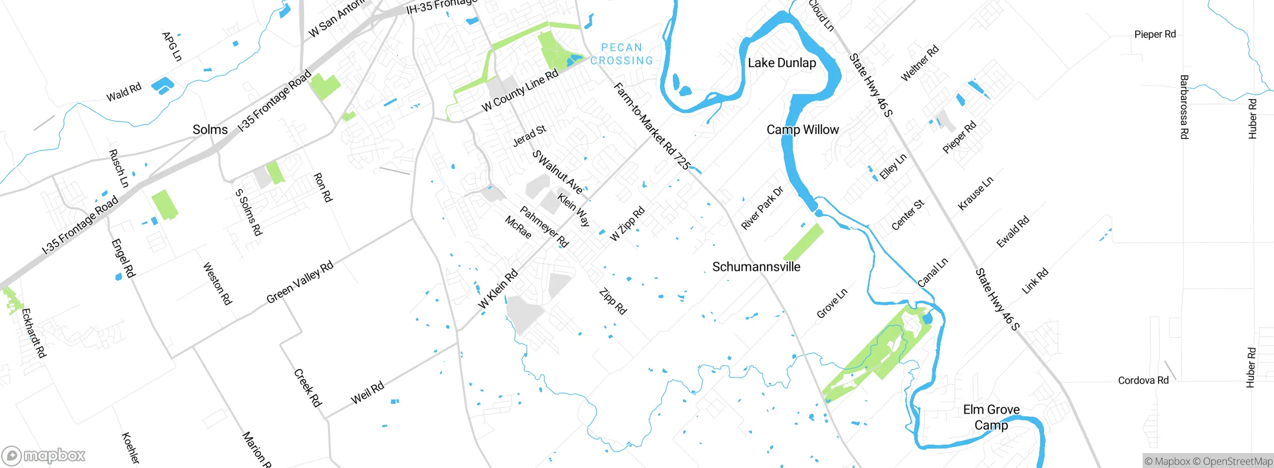 Map showing approximate location