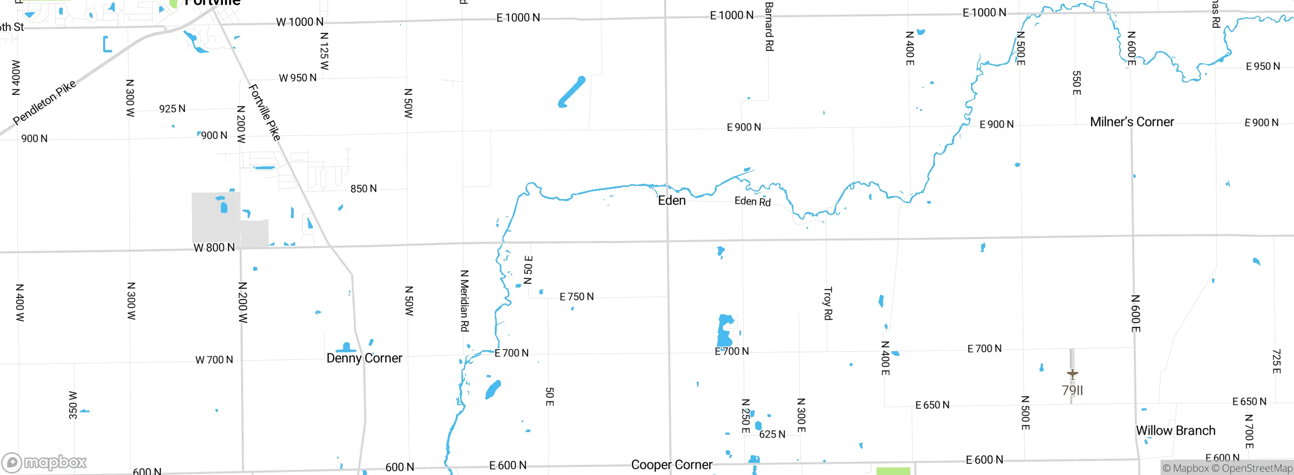 Map showing approximate location