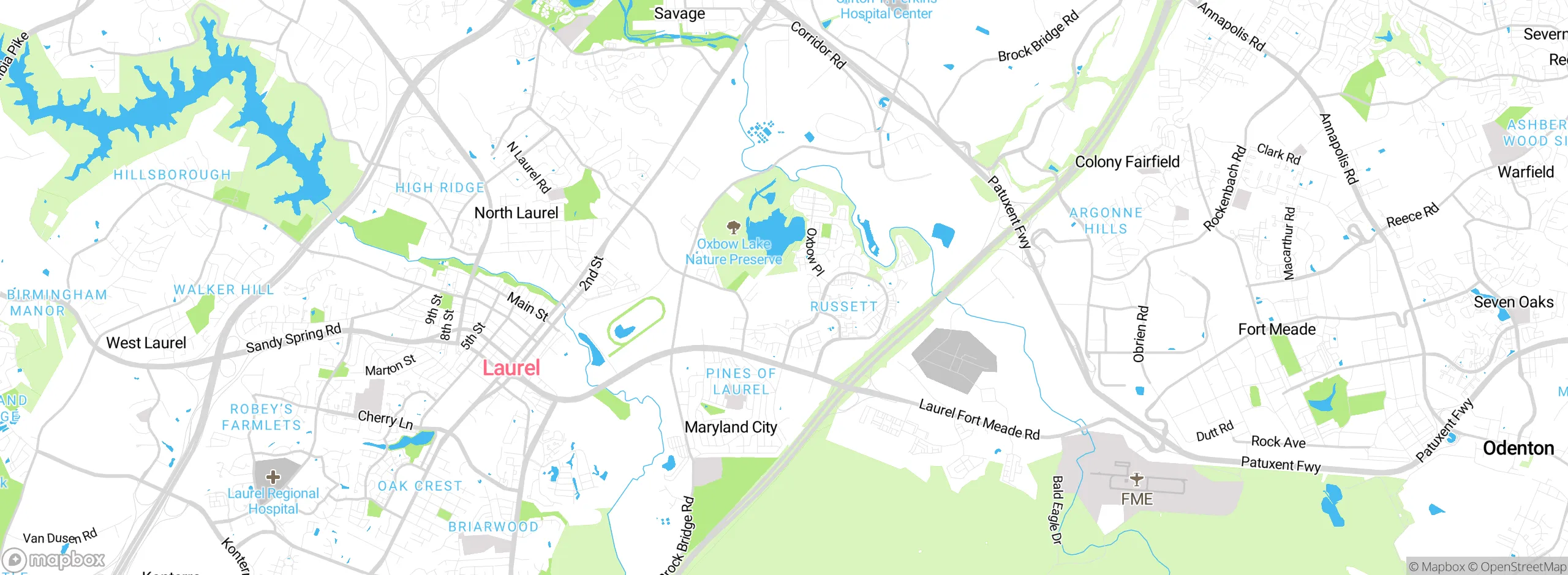 Map showing approximate location