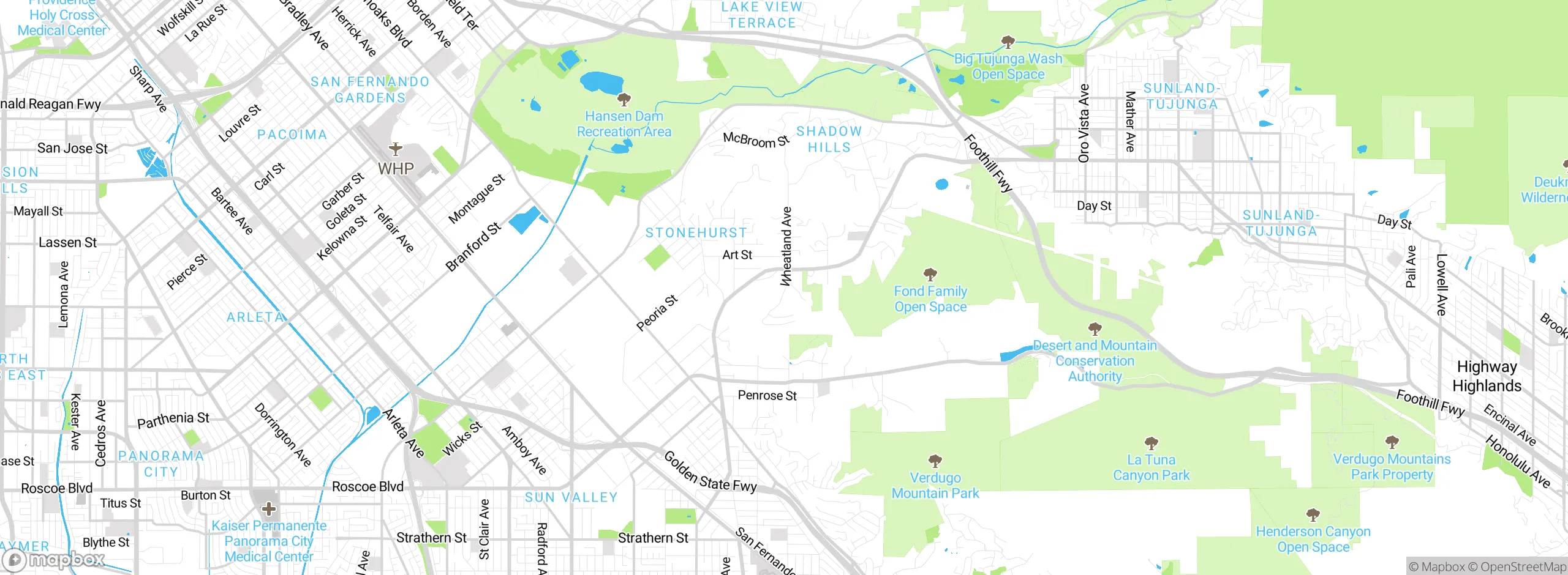Map showing approximate location