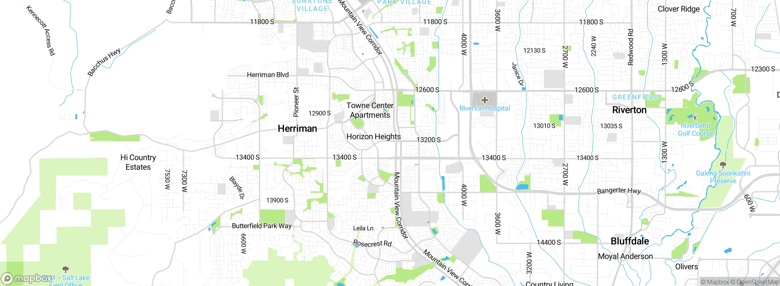 Map showing approximate location