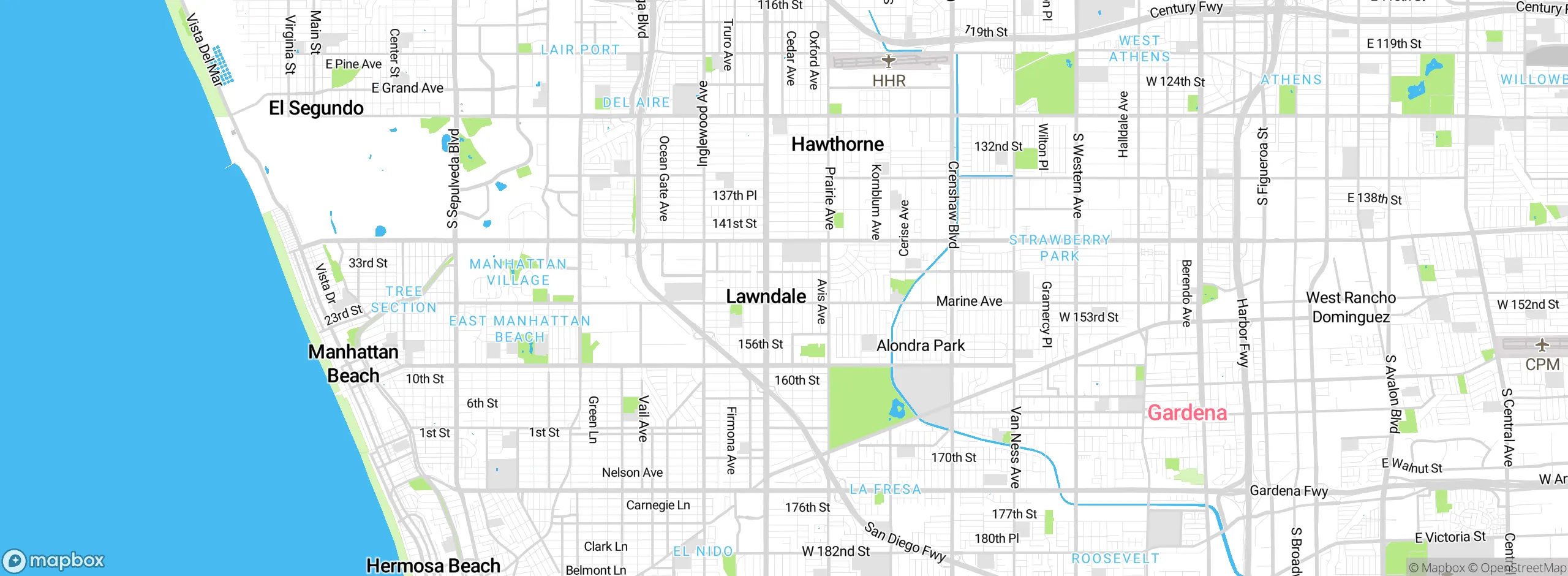 Map showing approximate location