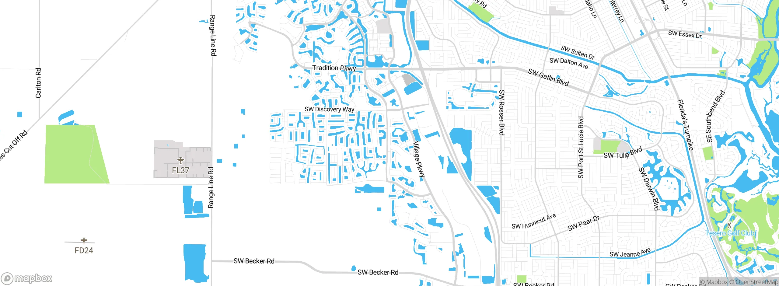 Map showing approximate location