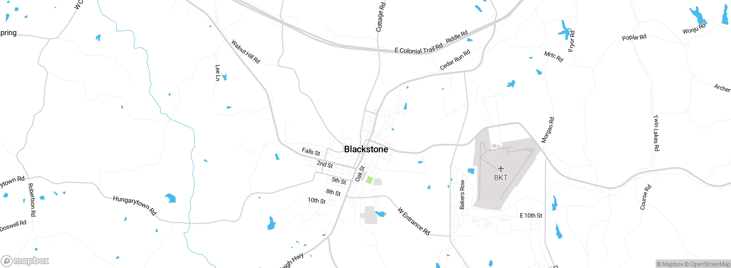 Map showing approximate location