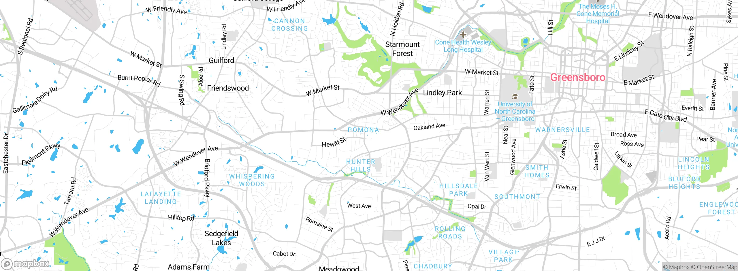 Map showing approximate location