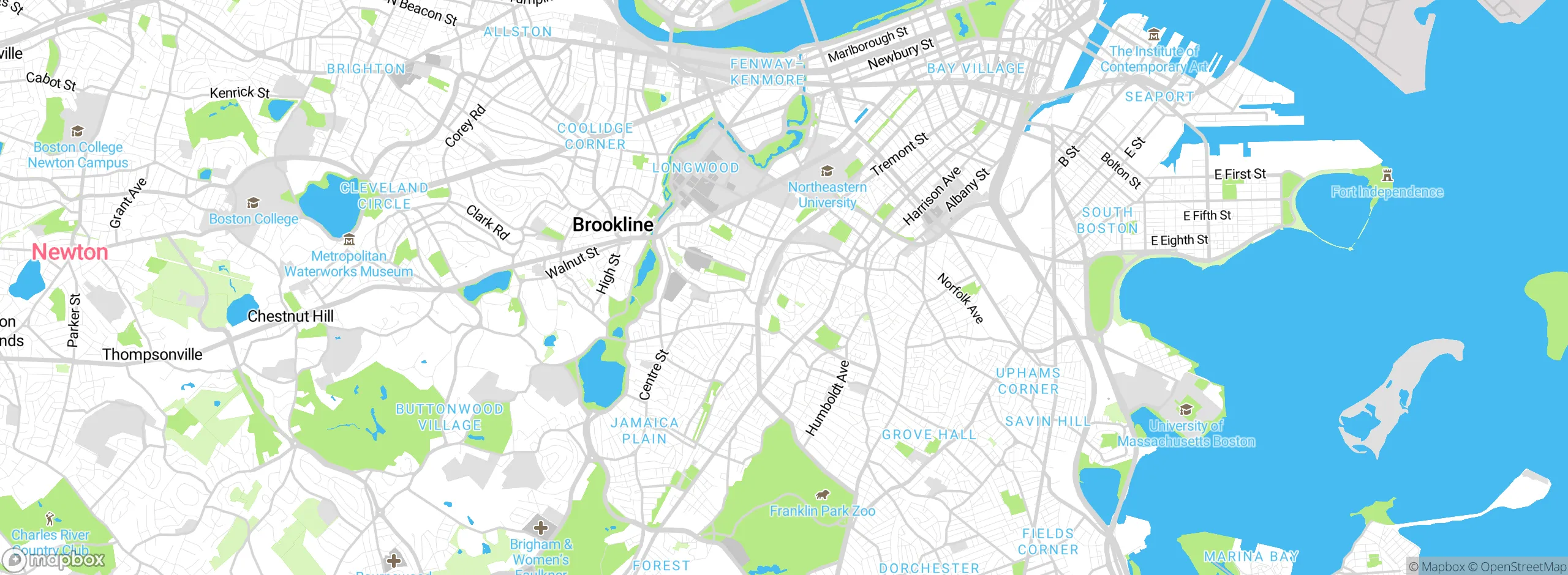 Map showing approximate location