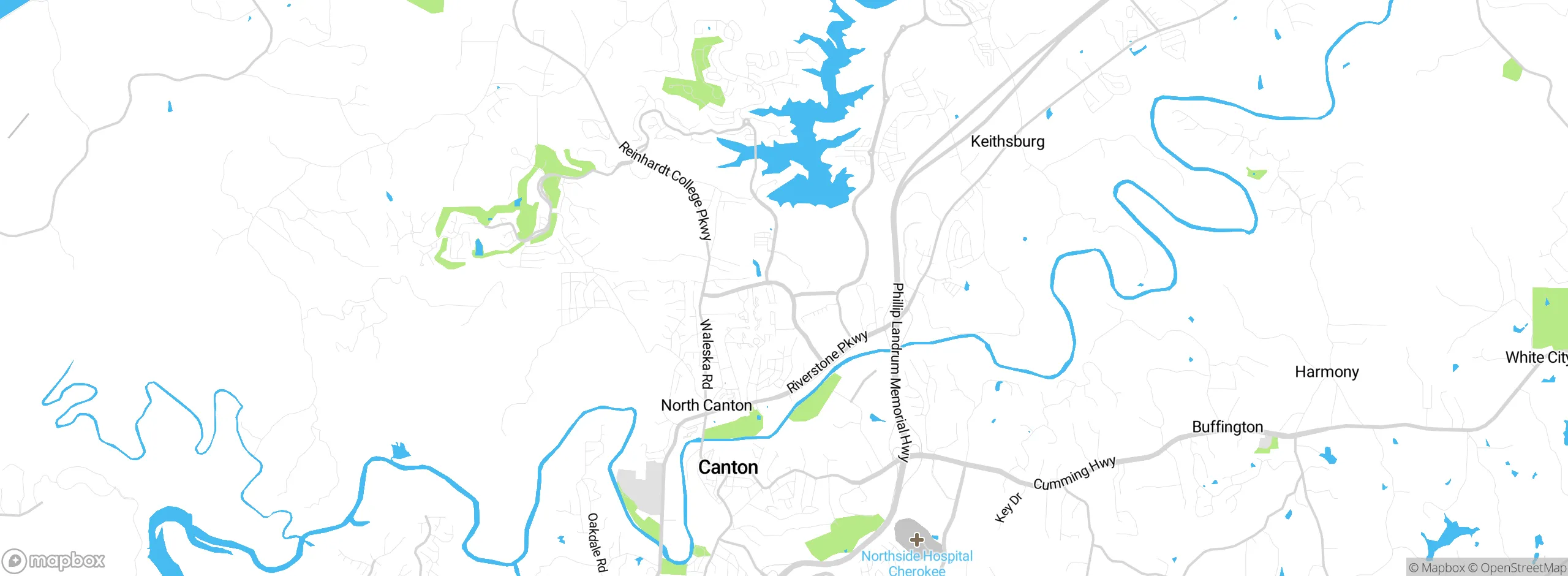 Map showing approximate location