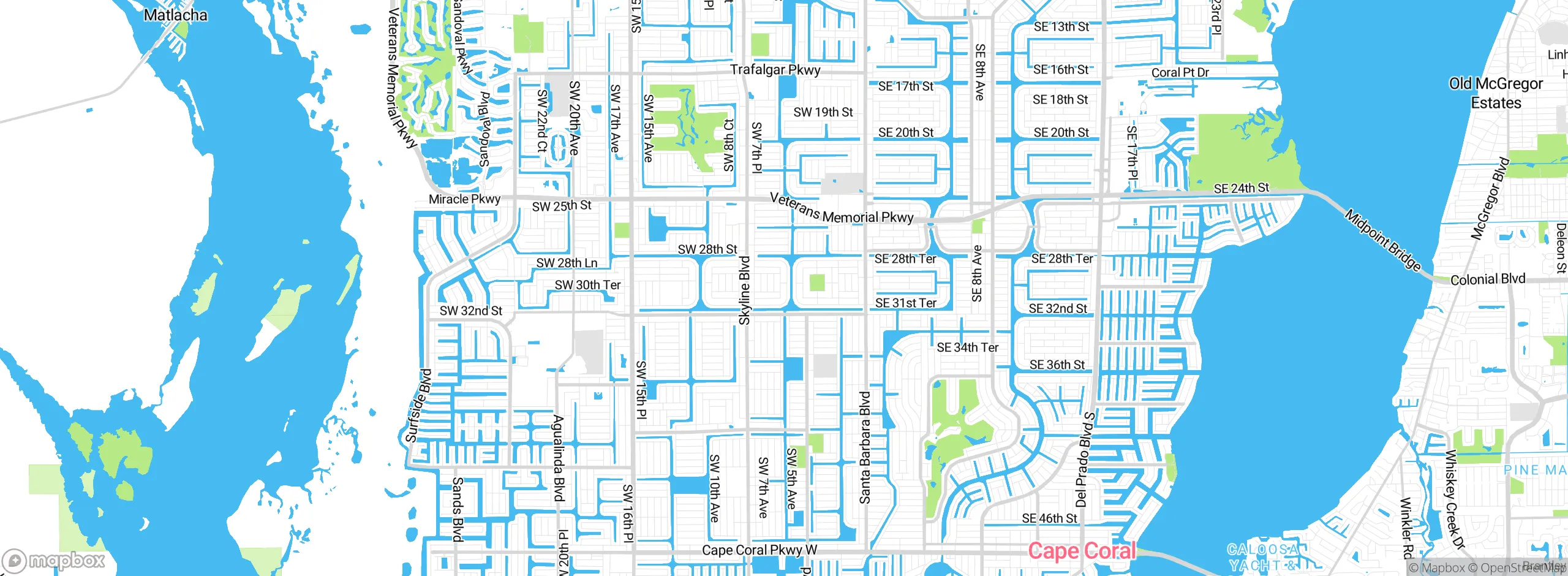 Map showing approximate location