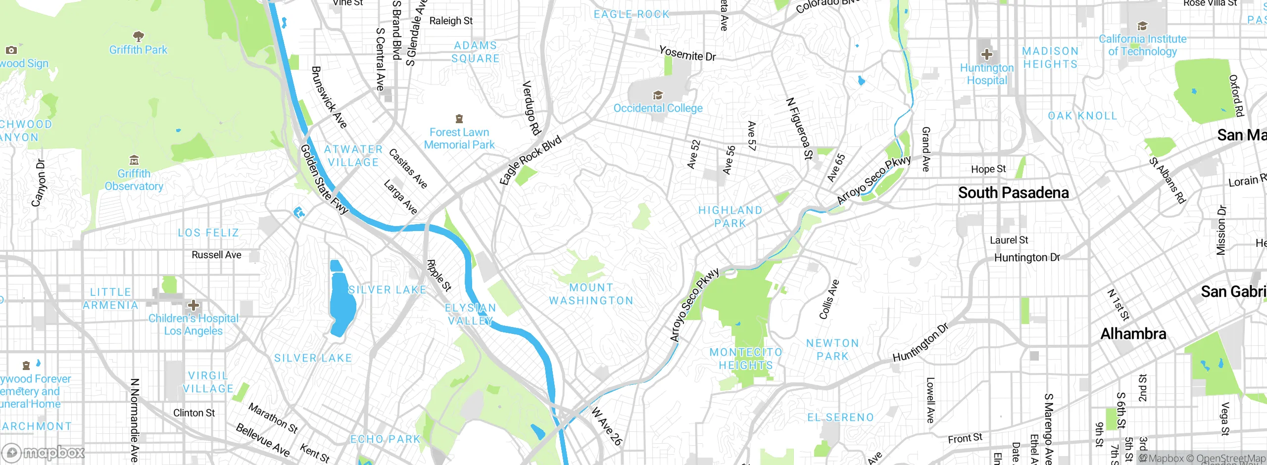 Map showing approximate location