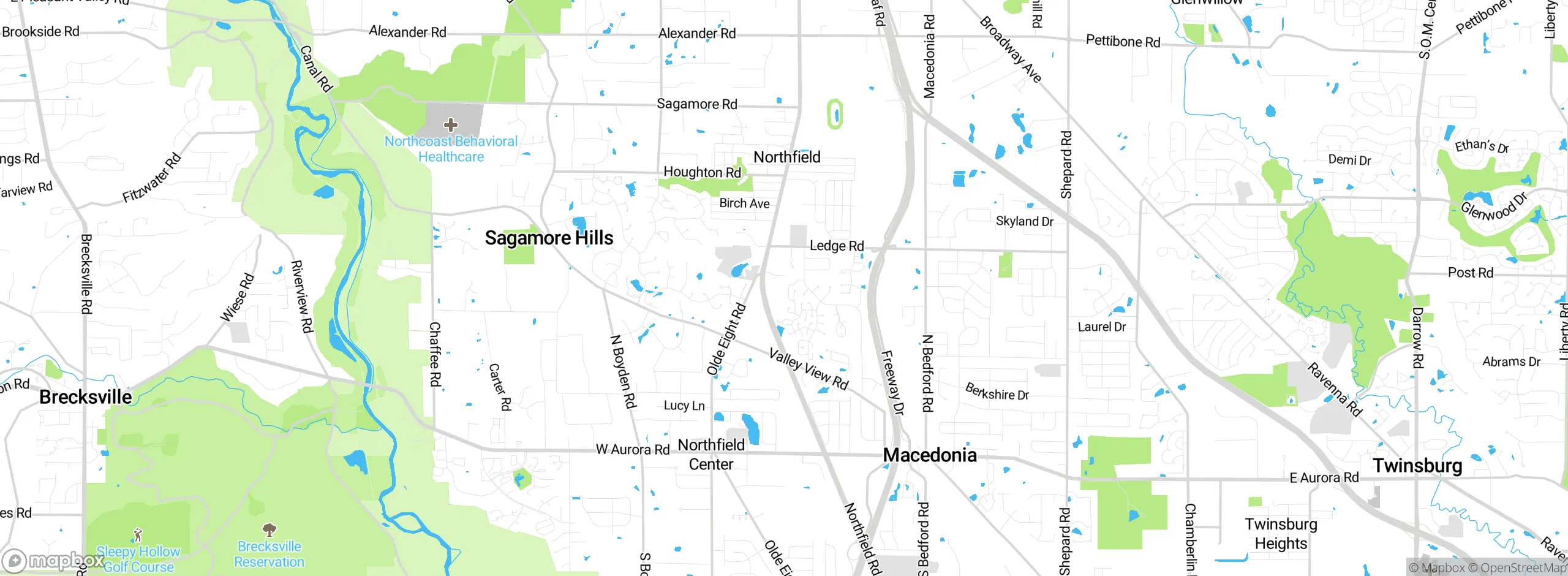 Map showing approximate location