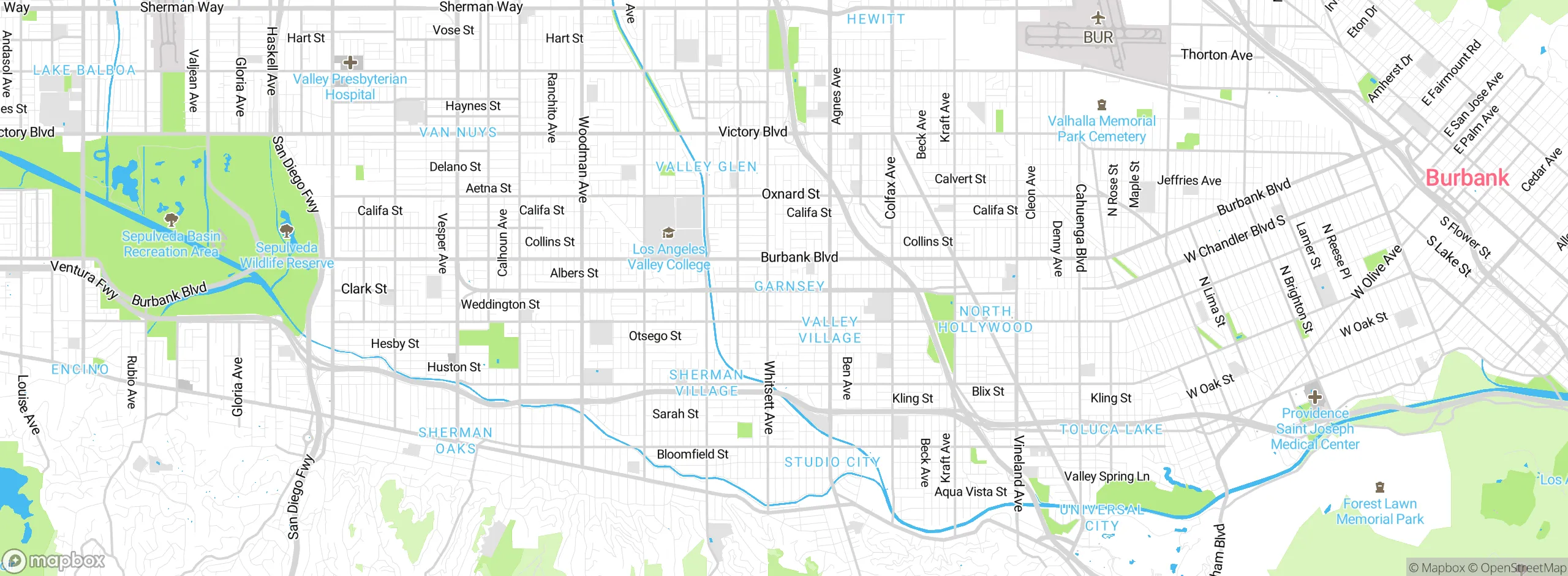 Map showing approximate location