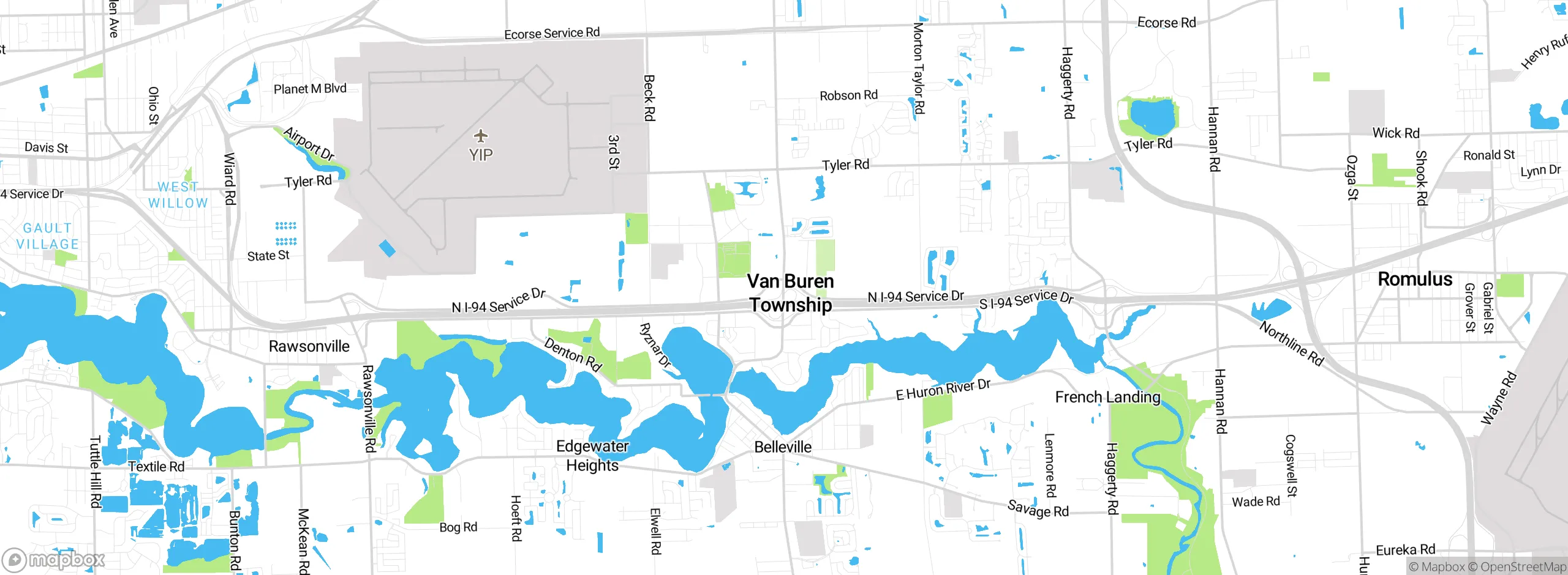 Map showing approximate location