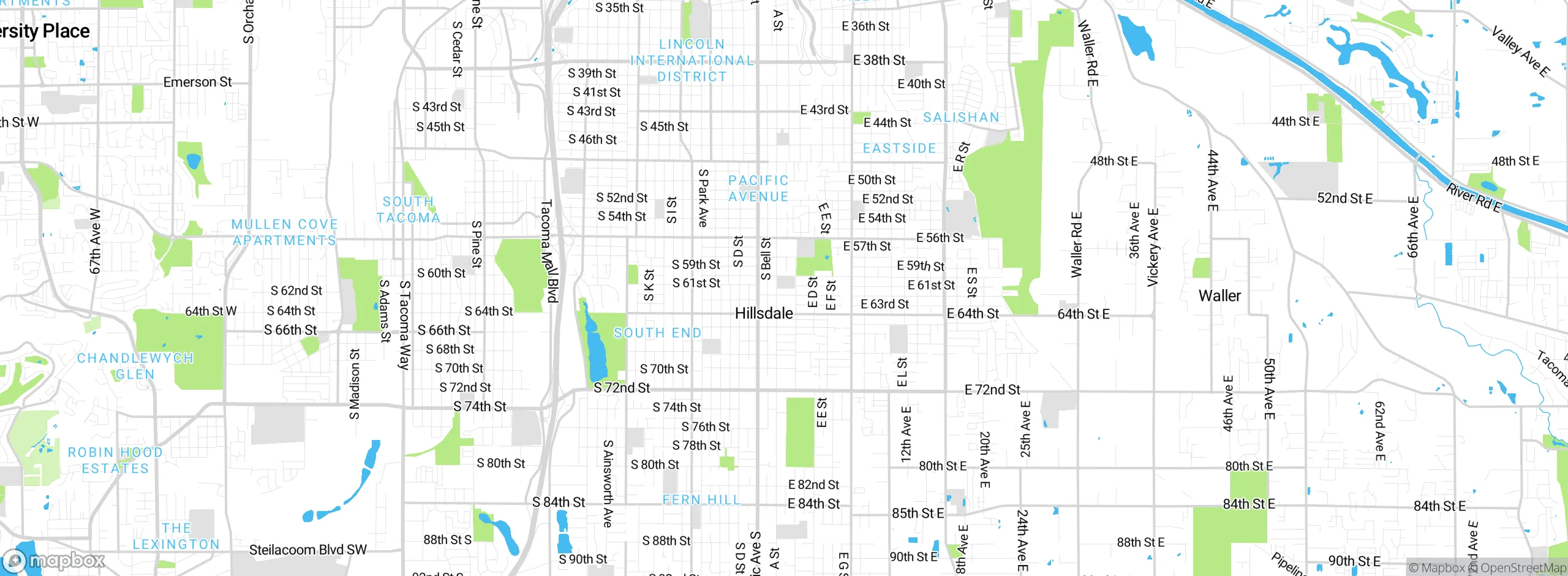 Map showing approximate location