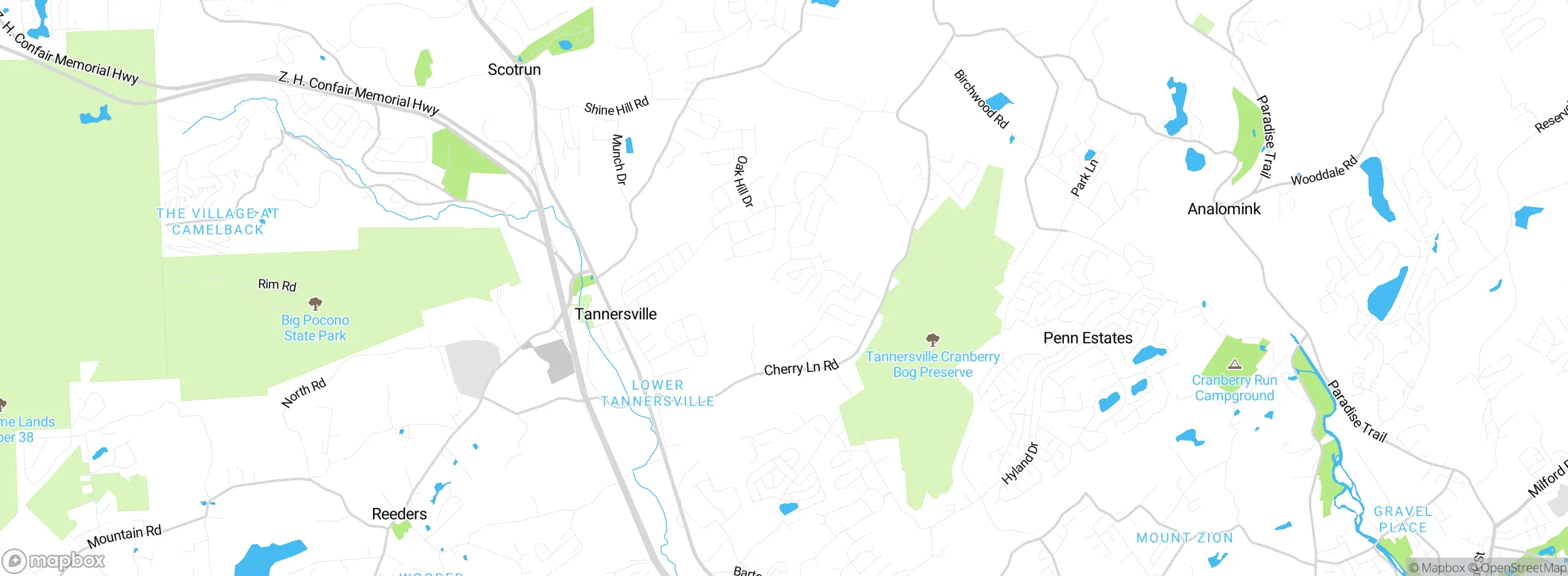 Map showing approximate location