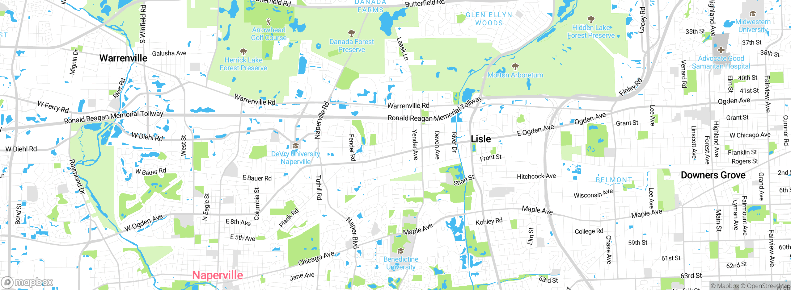Map showing approximate location