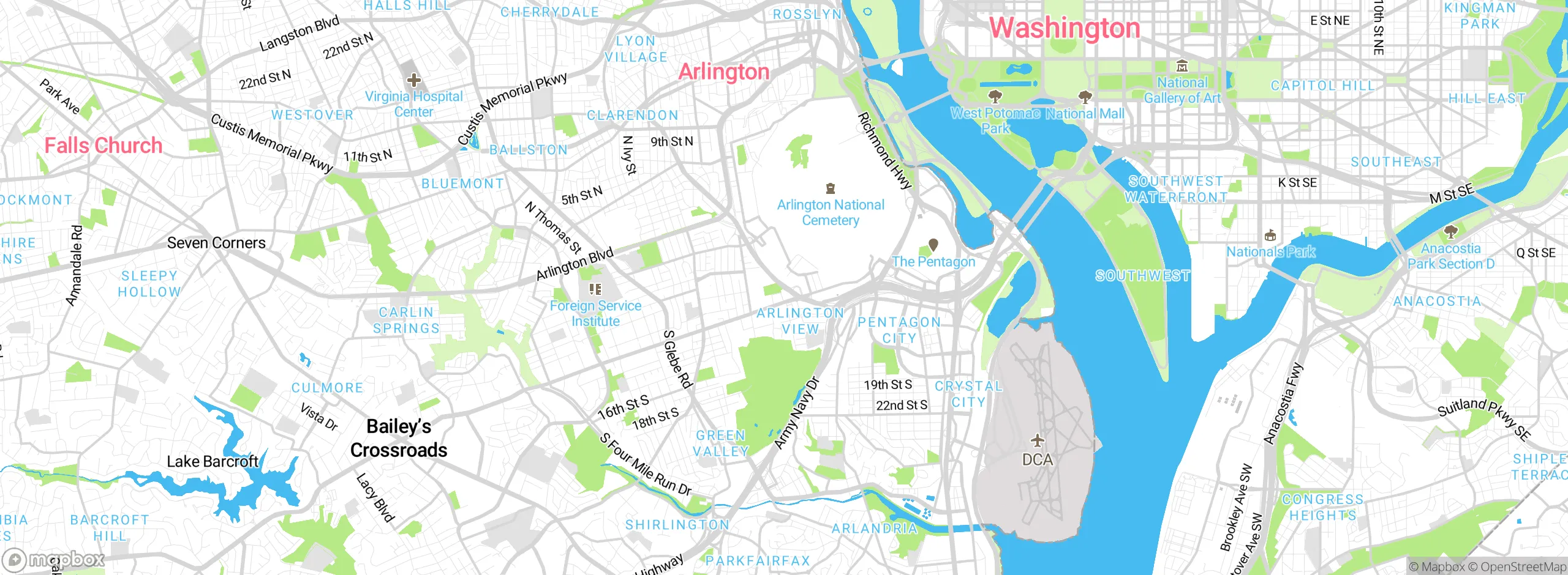 Map showing approximate location