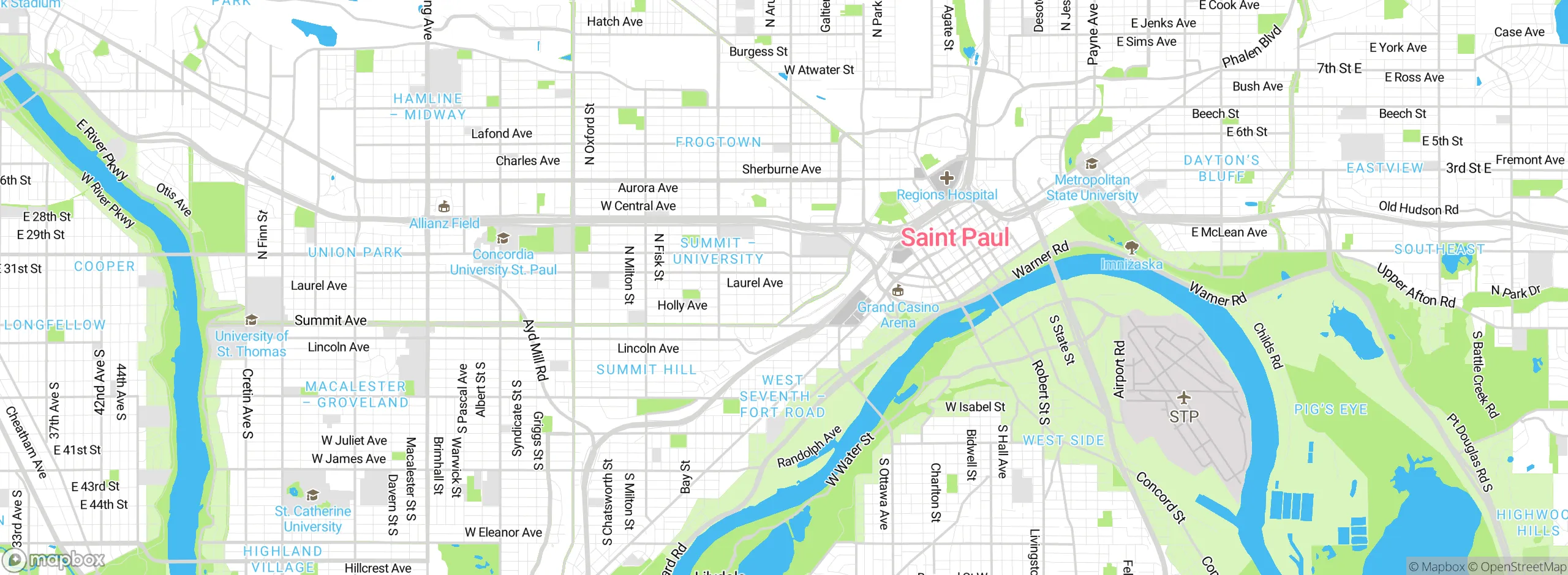 Map showing approximate location