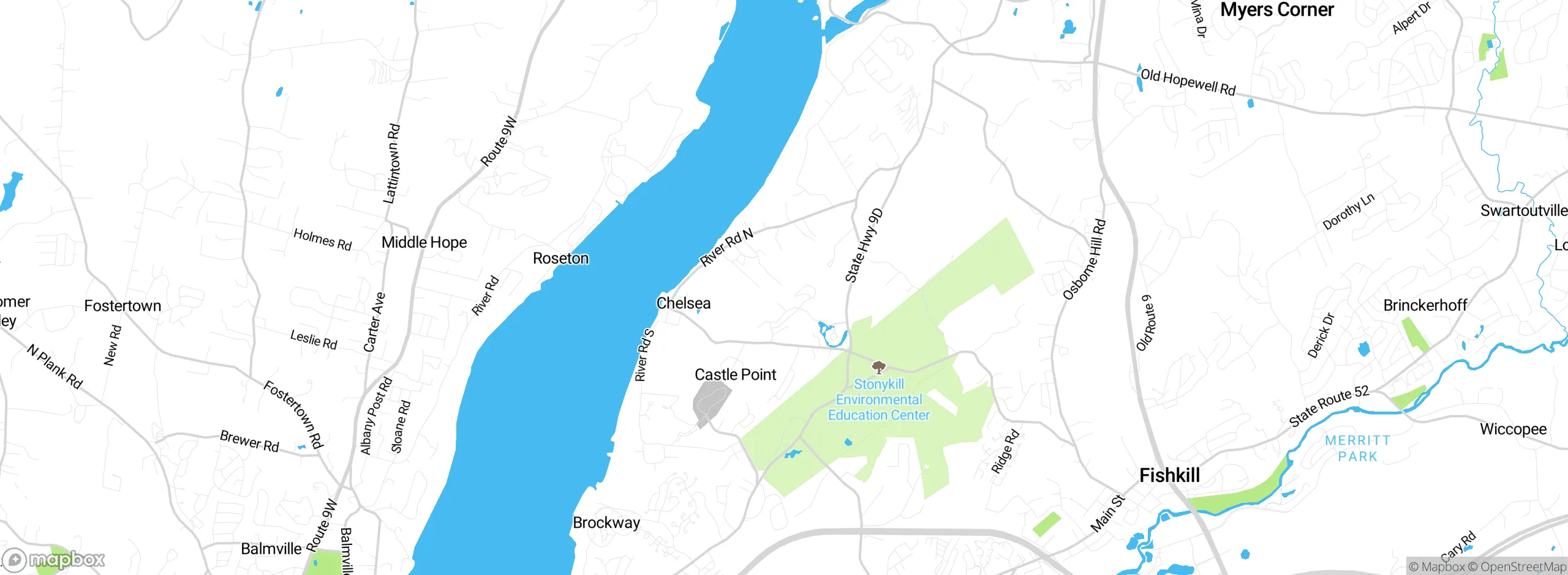 Map showing approximate location