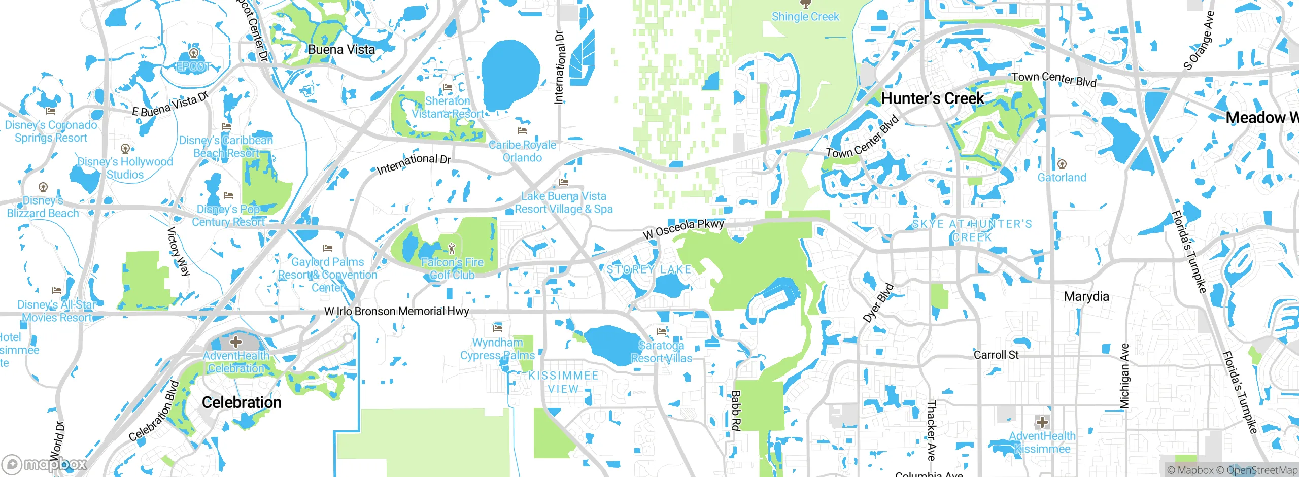 Map showing approximate location
