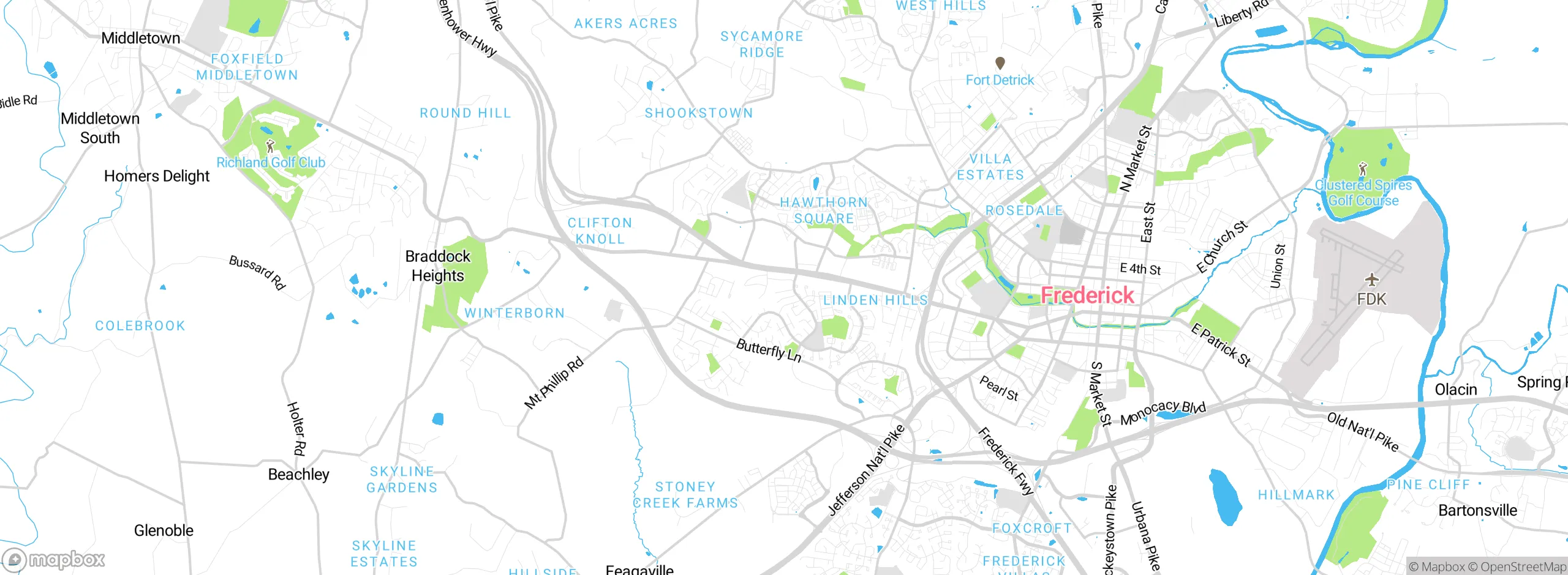 Map showing approximate location