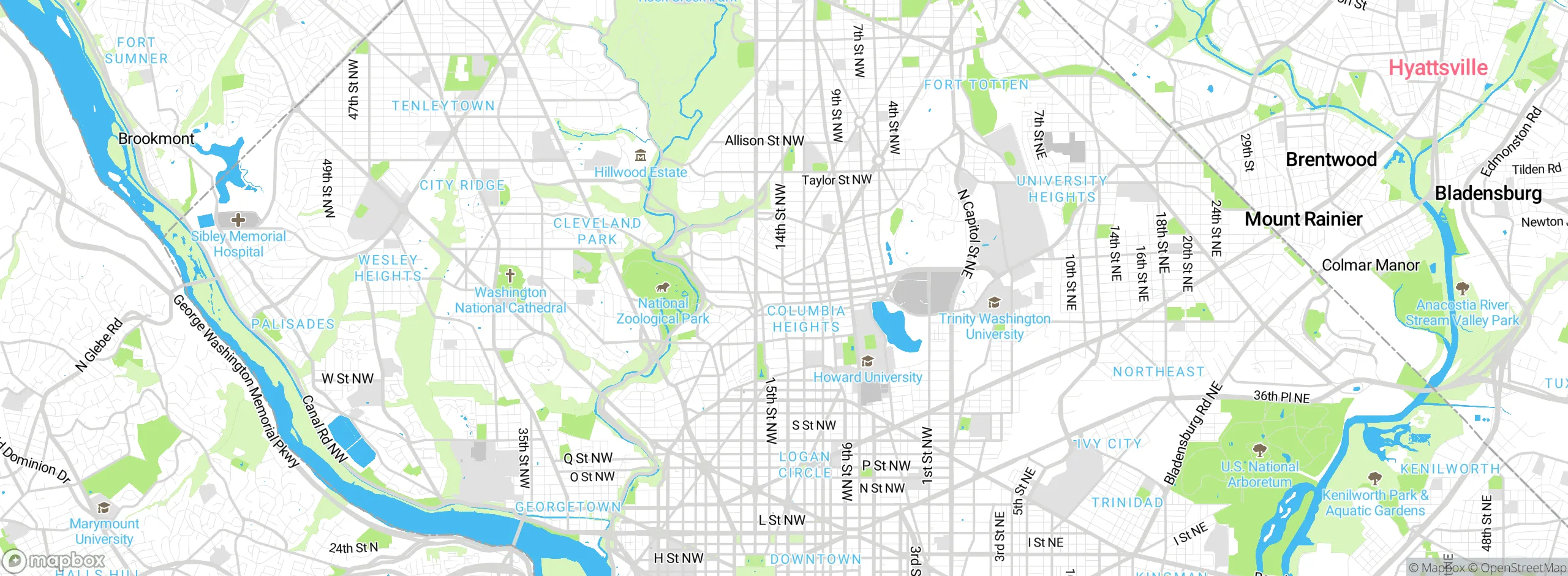 Map showing approximate location