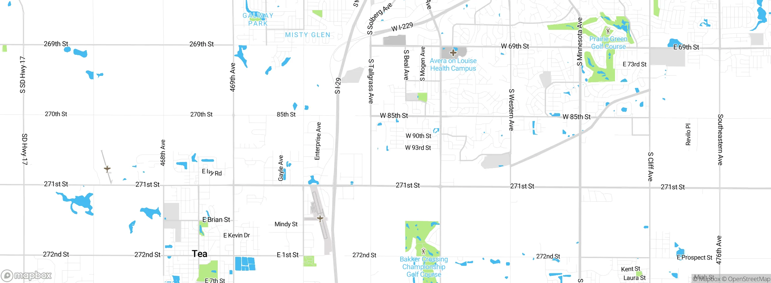Map showing approximate location