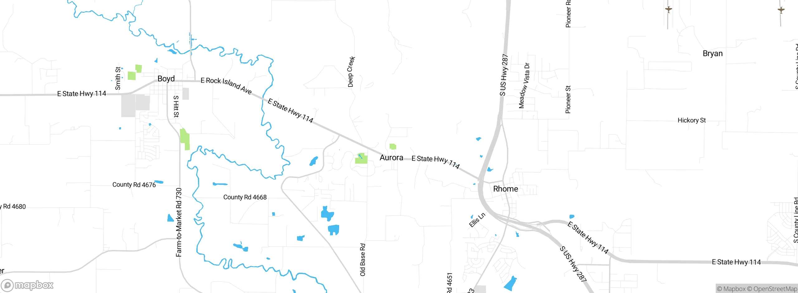 Map showing approximate location