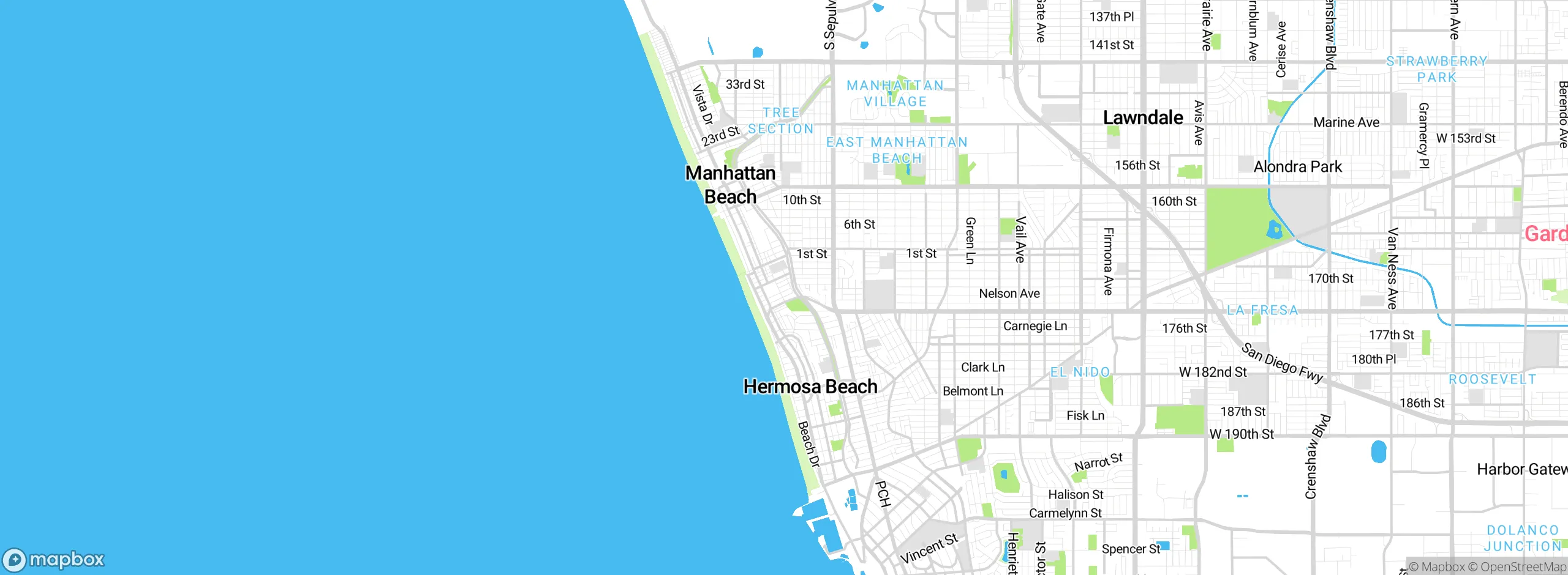 Map showing approximate location
