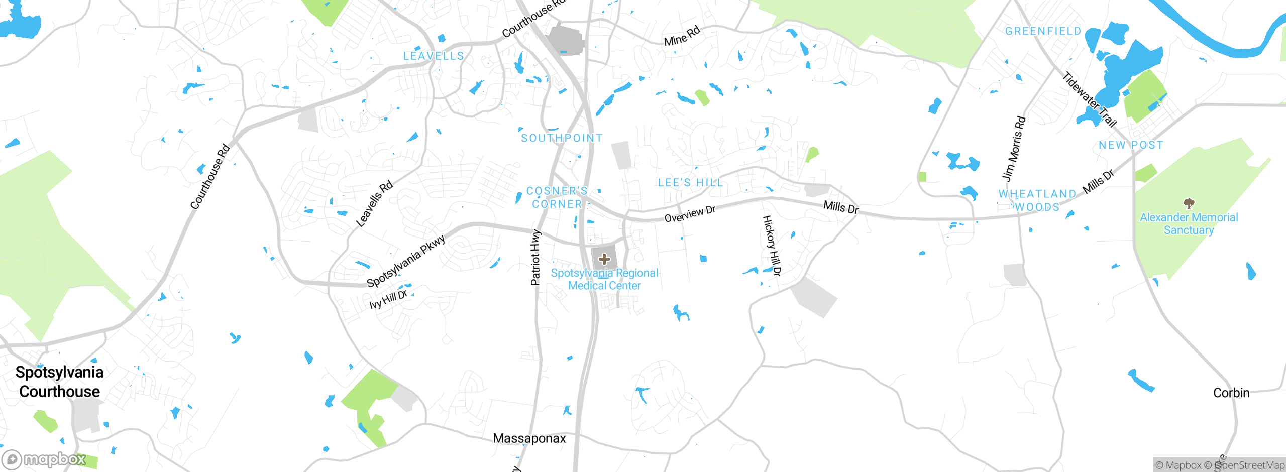 Map showing approximate location